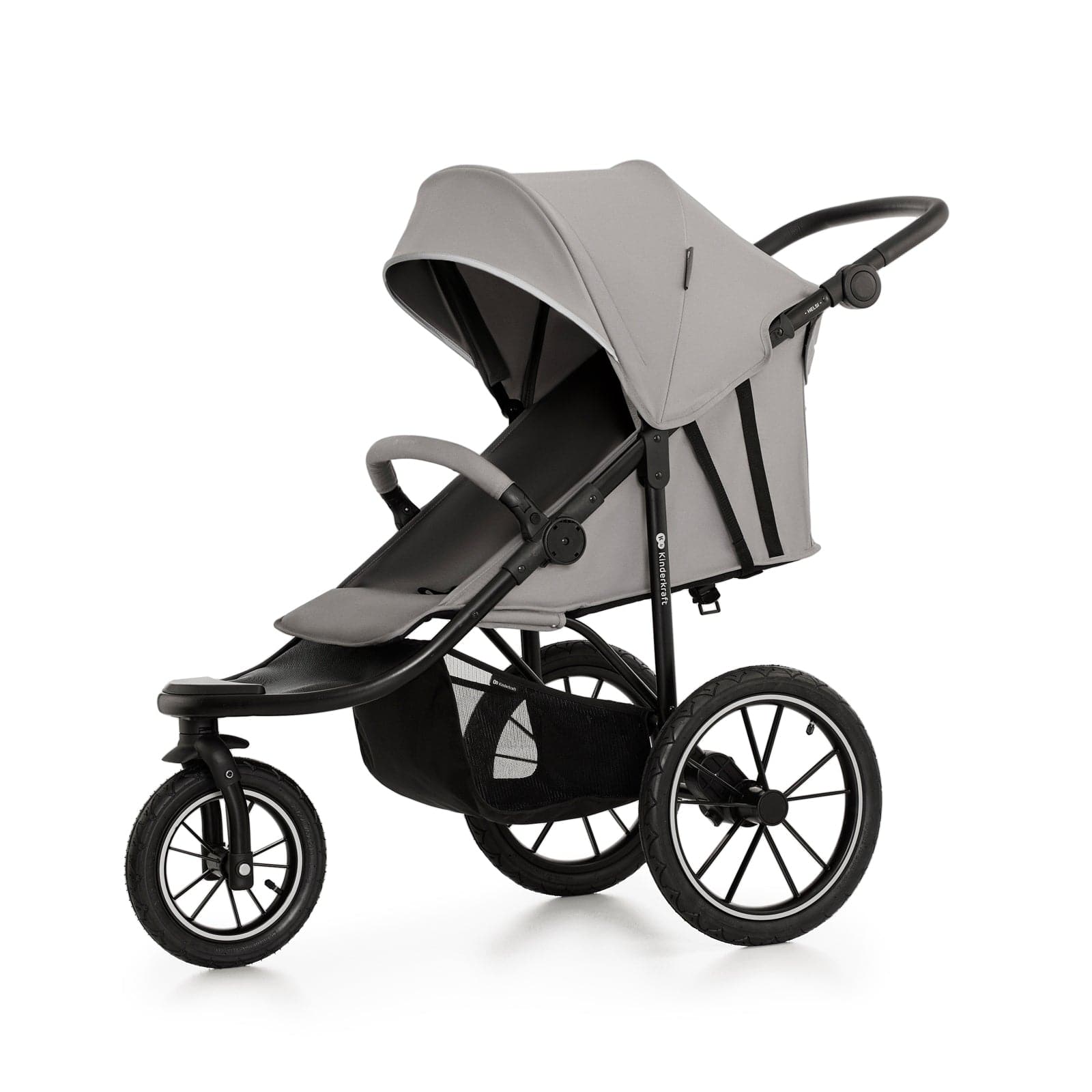 Kinderkraft Helsi 3-Wheeled Stroller Dust Grey -  | For Your Little One