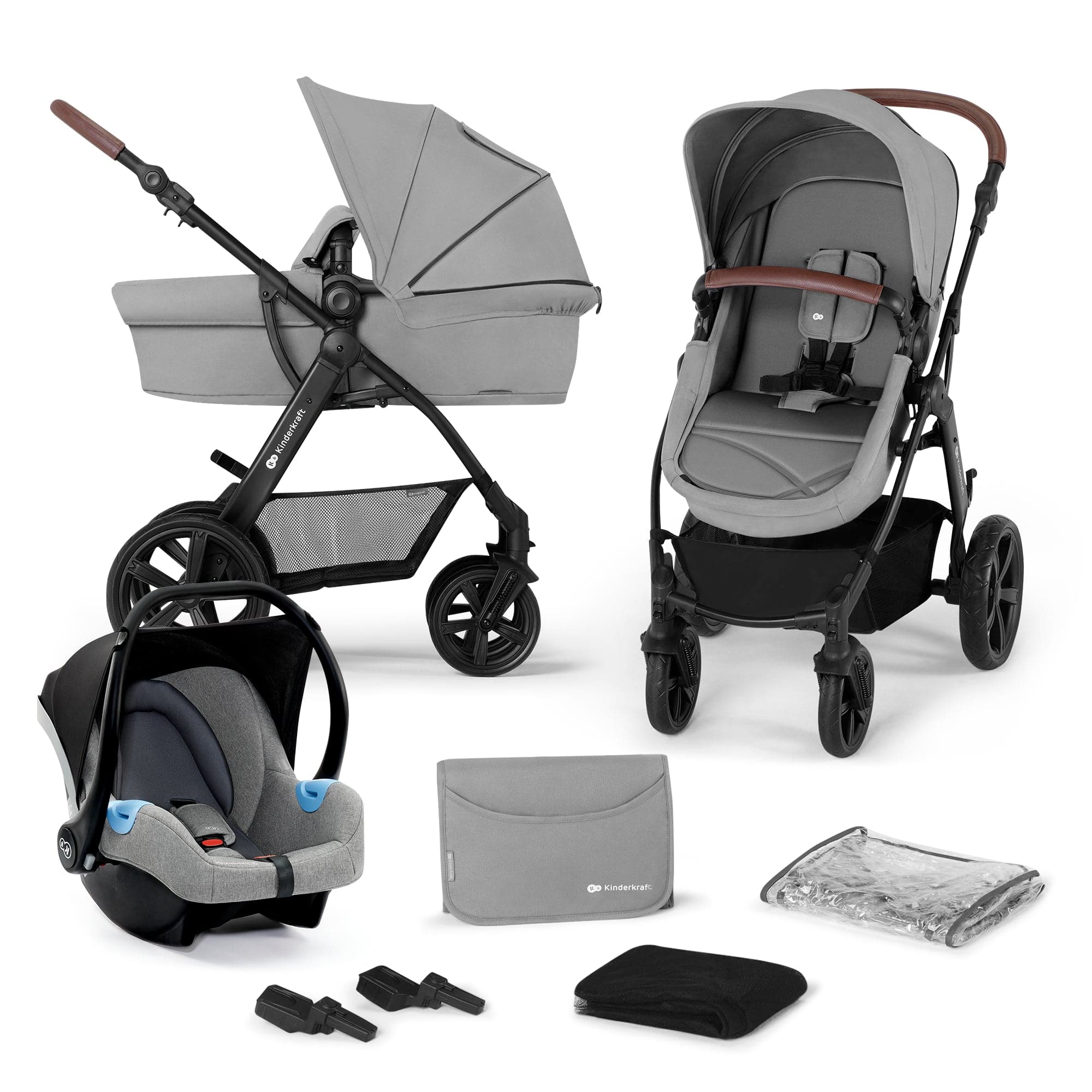 Kinderkraft Moov CT 3-IN-1 Travel System Grey -  | For Your Little One