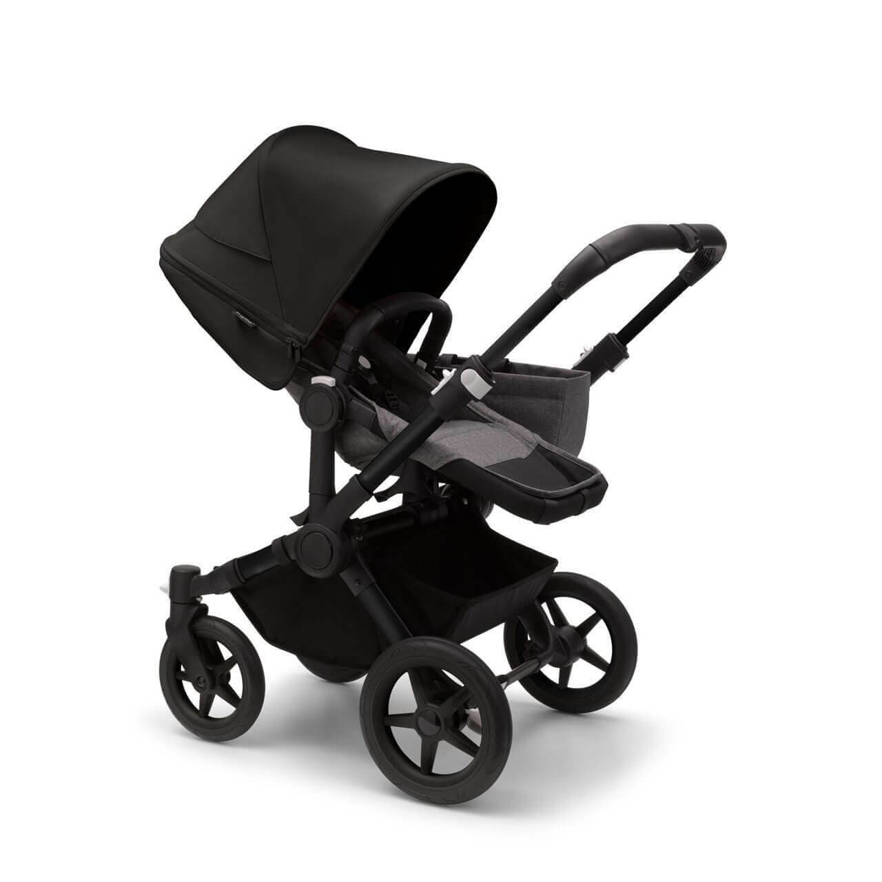 Bugaboo Donkey 5 Mono Travel System on Black/Grey Chassis + Turtle Air - Choose Your Colour - For Your Little One