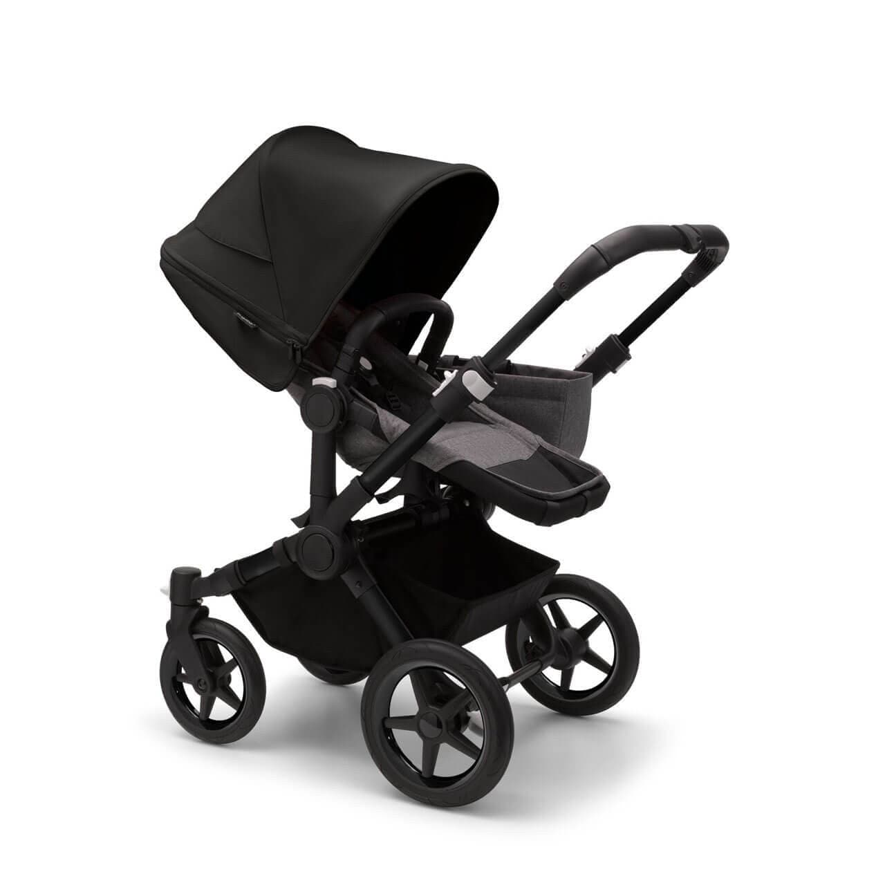 Bugaboo Donkey 5 Twin Travel System on Black/Grey Chassis + Turtle Air - Choose Your Colour -  | For Your Little One