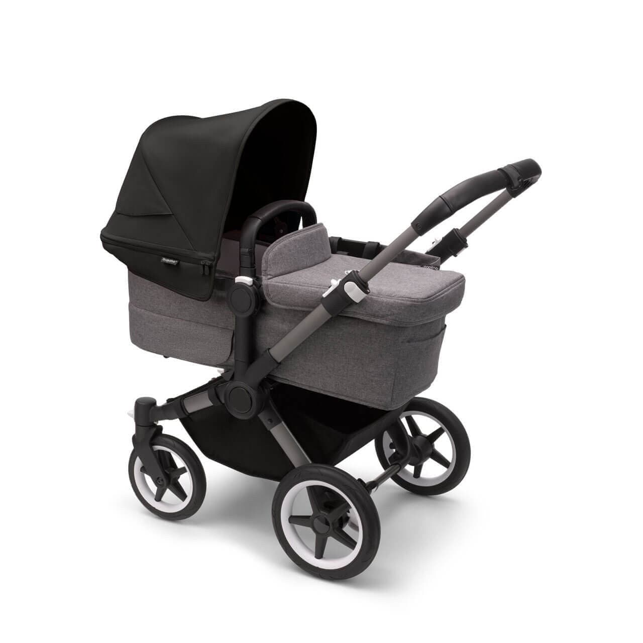 Bugaboo Donkey 5 Mono Travel System on Graphite/Grey Chassis + Turtle Air - Choose Your Colour - For Your Little One