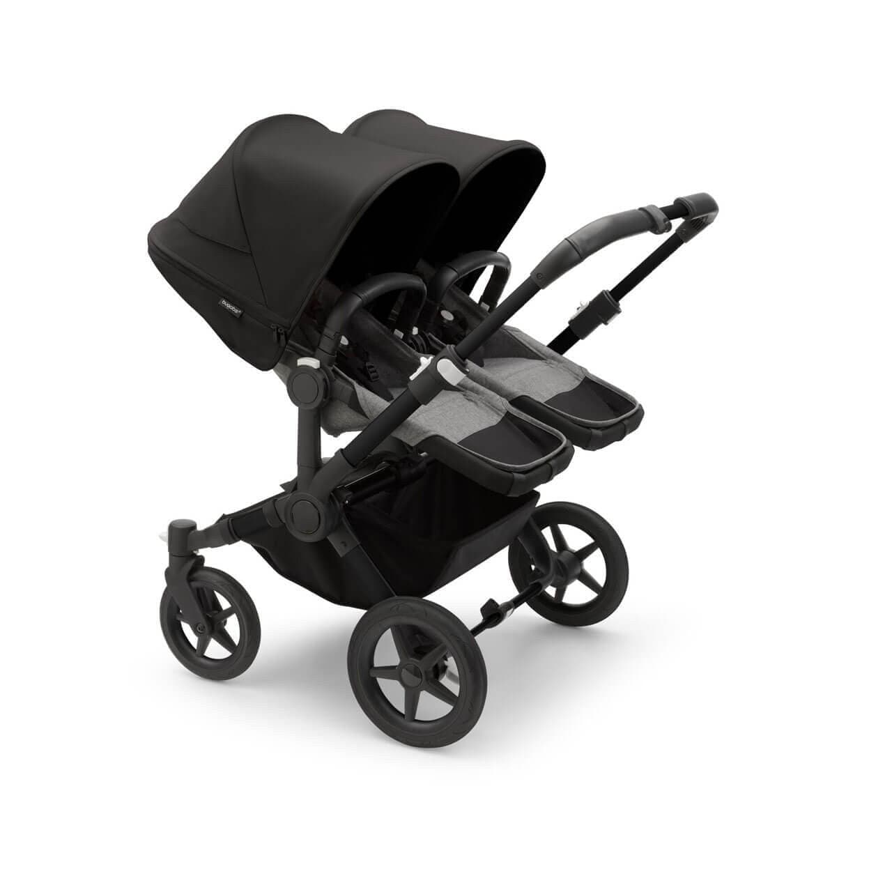 Bugaboo Donkey 5 Duo Travel System on Black/Grey Chassis +Turtle Air - Choose Your Colour - For Your Little One