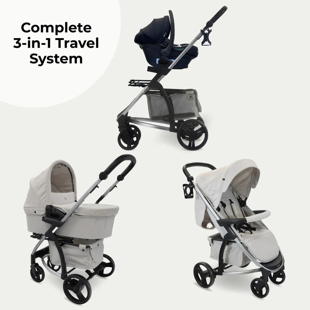 My Babiie MB200i 3-in-1 Travel System - Billie Faiers Oatmeal