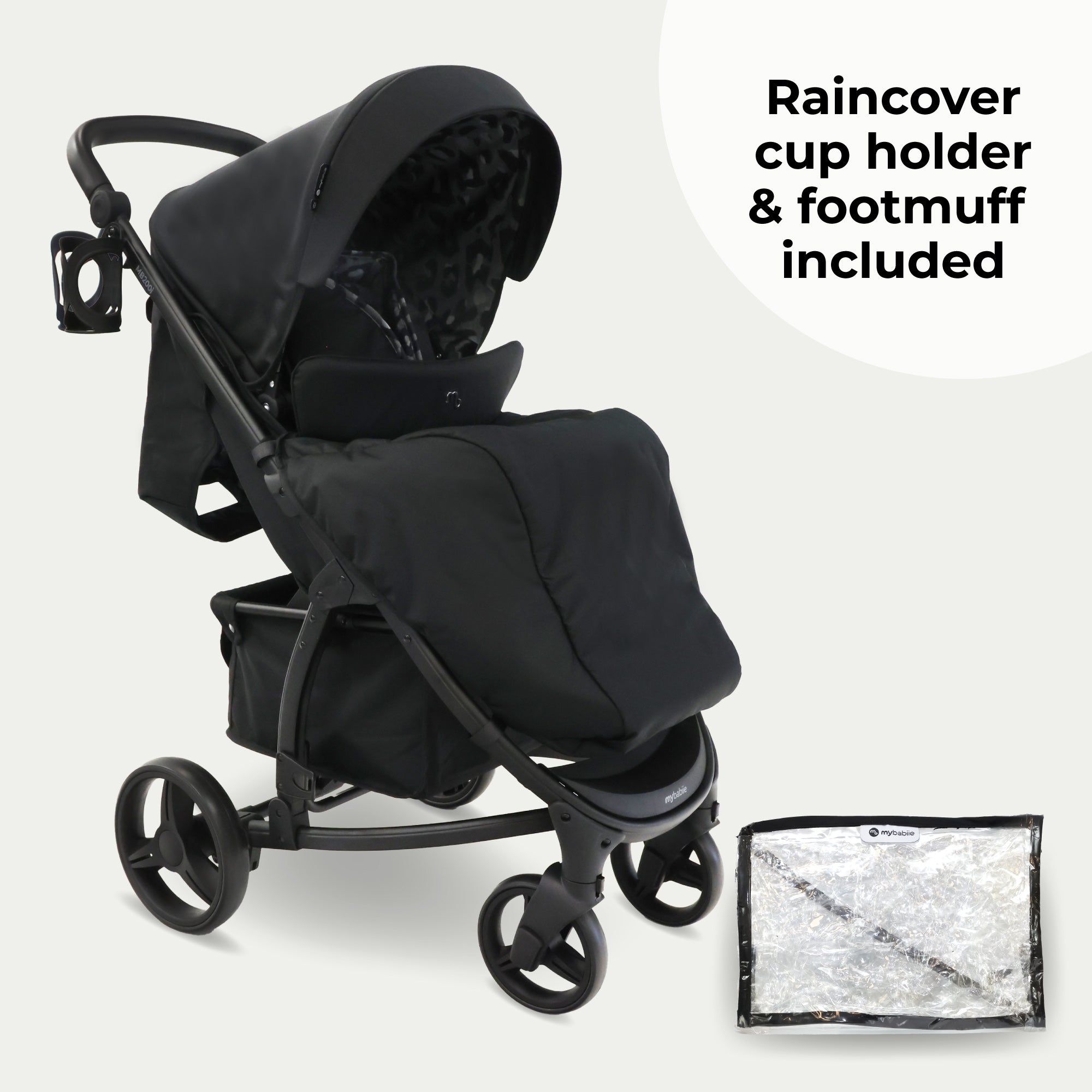 My Babiie MB200i 3-in-1 Travel System - Dani Dyer Black Leopard