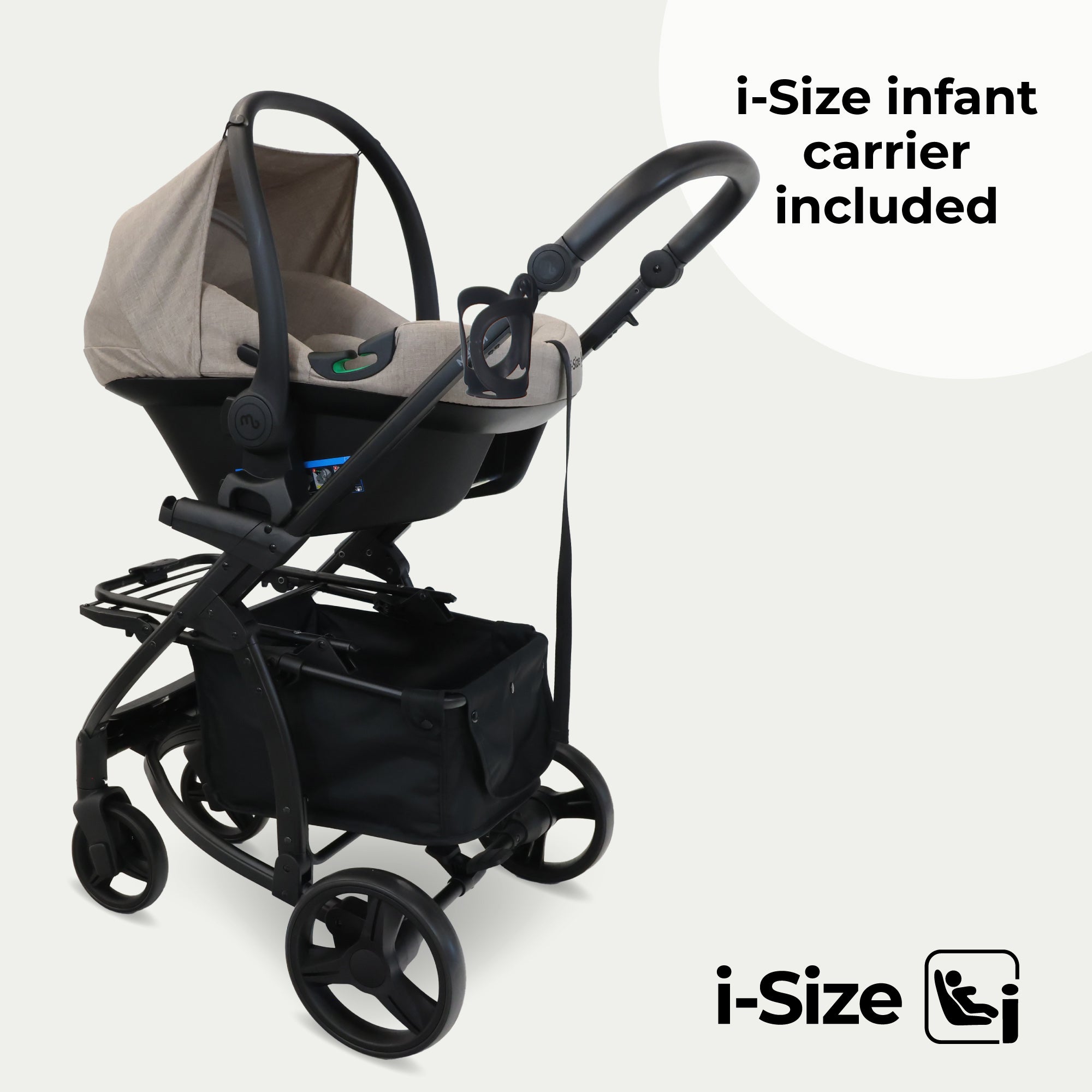 My Babiie MB200i 3-in-1 Travel System - Mink   