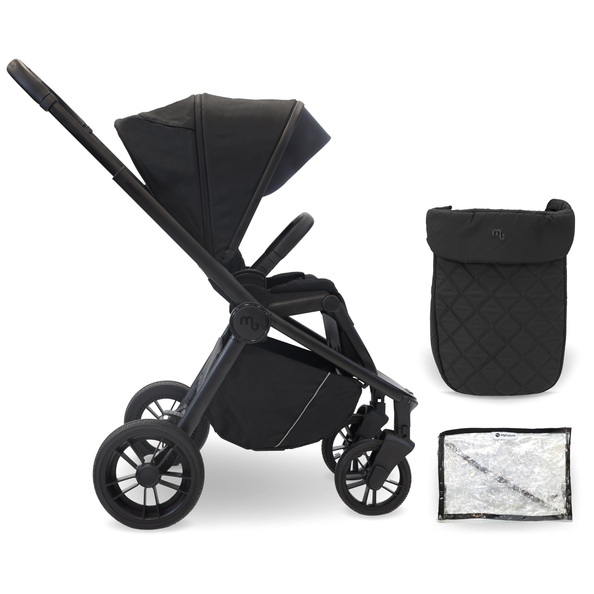 My Babiie MB450i 2-in-1 Pushchair - Black   