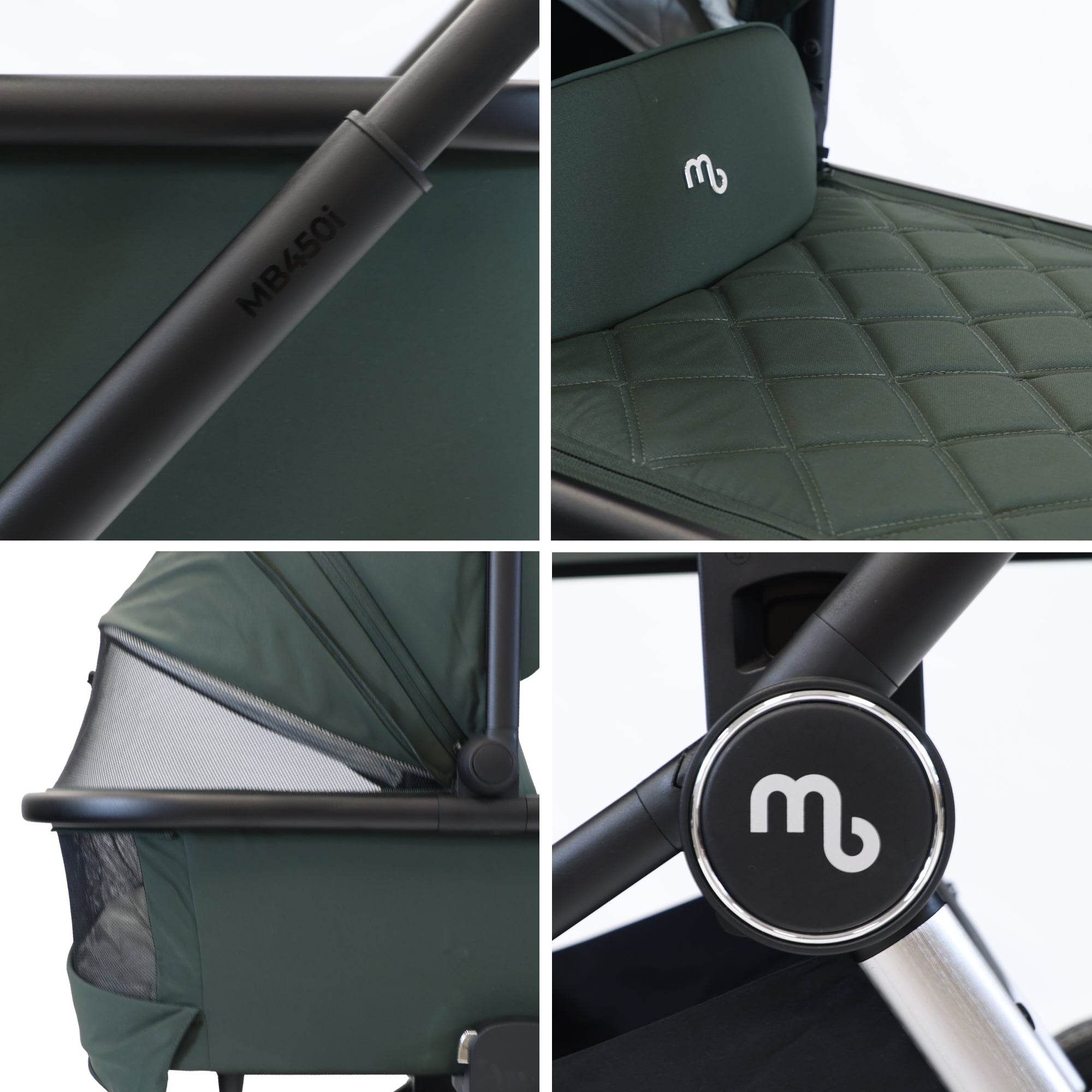 My Babiie MB450i 2-in-1 Pushchair - Forest Green   