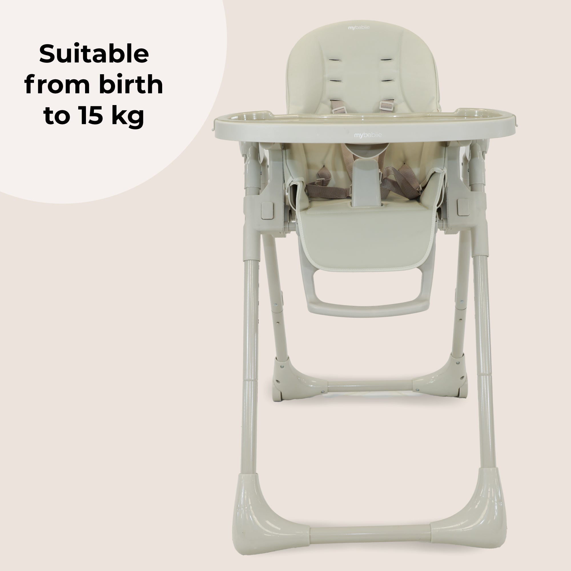 My Babiie MBHC9 Luxe Highchair - Oatmeal