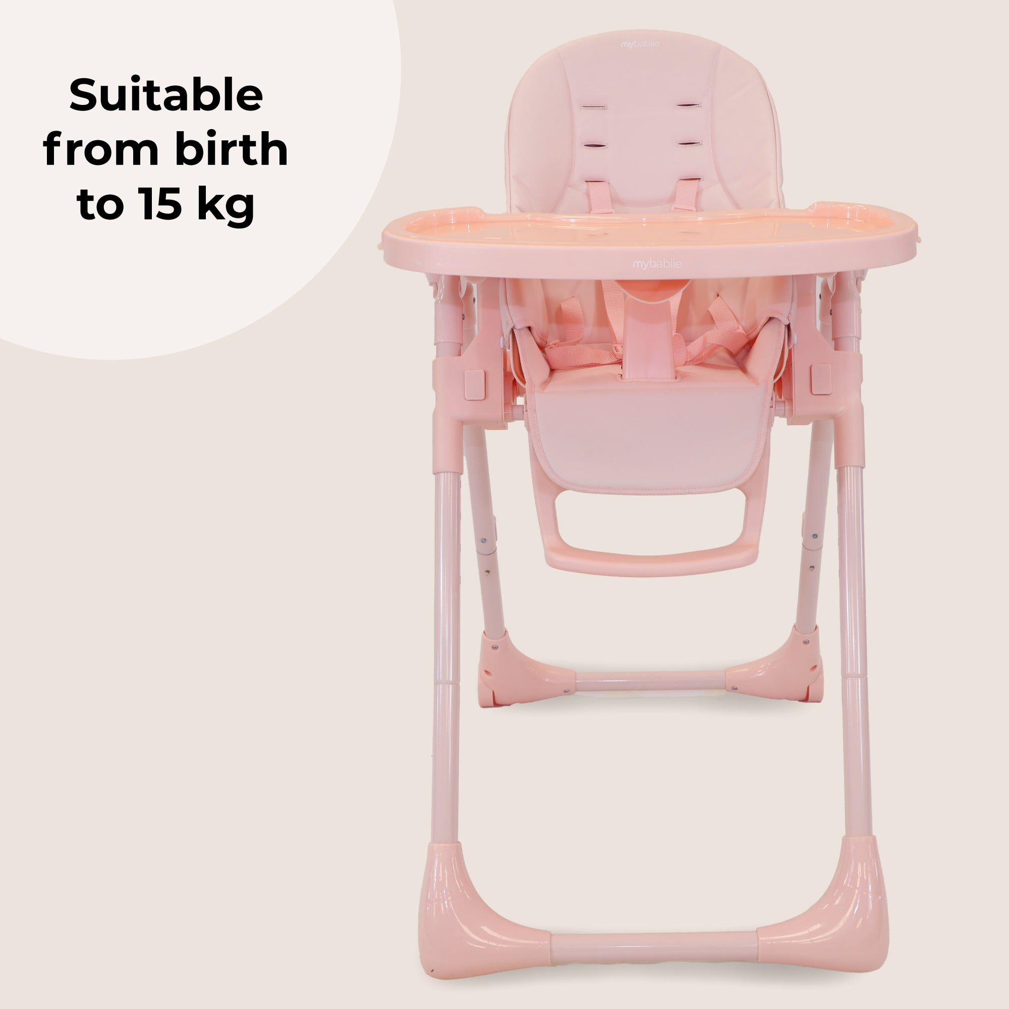 My Babiie MBHC9 Luxe Highchair - Pink