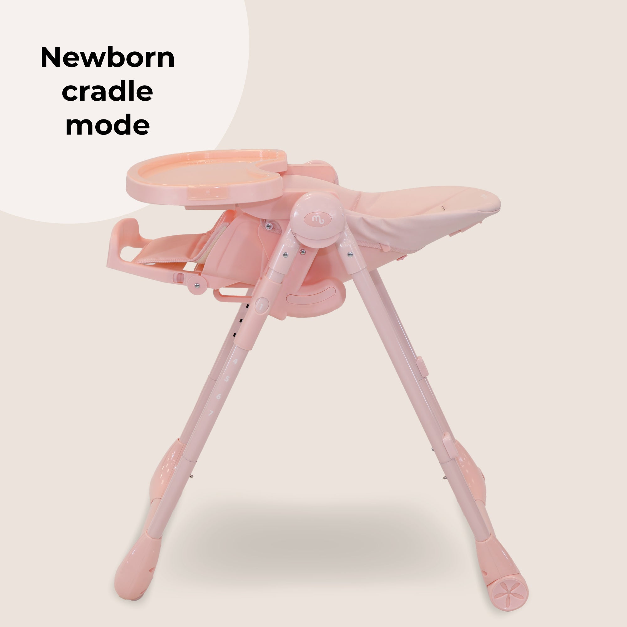 My Babiie MBHC9 Luxe Highchair - Pink