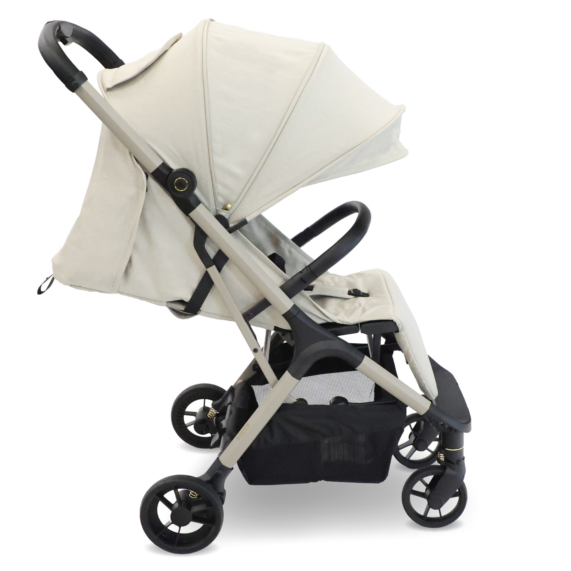 My Babiie MBX7 Plus Auto Fold Stroller - Ivory   