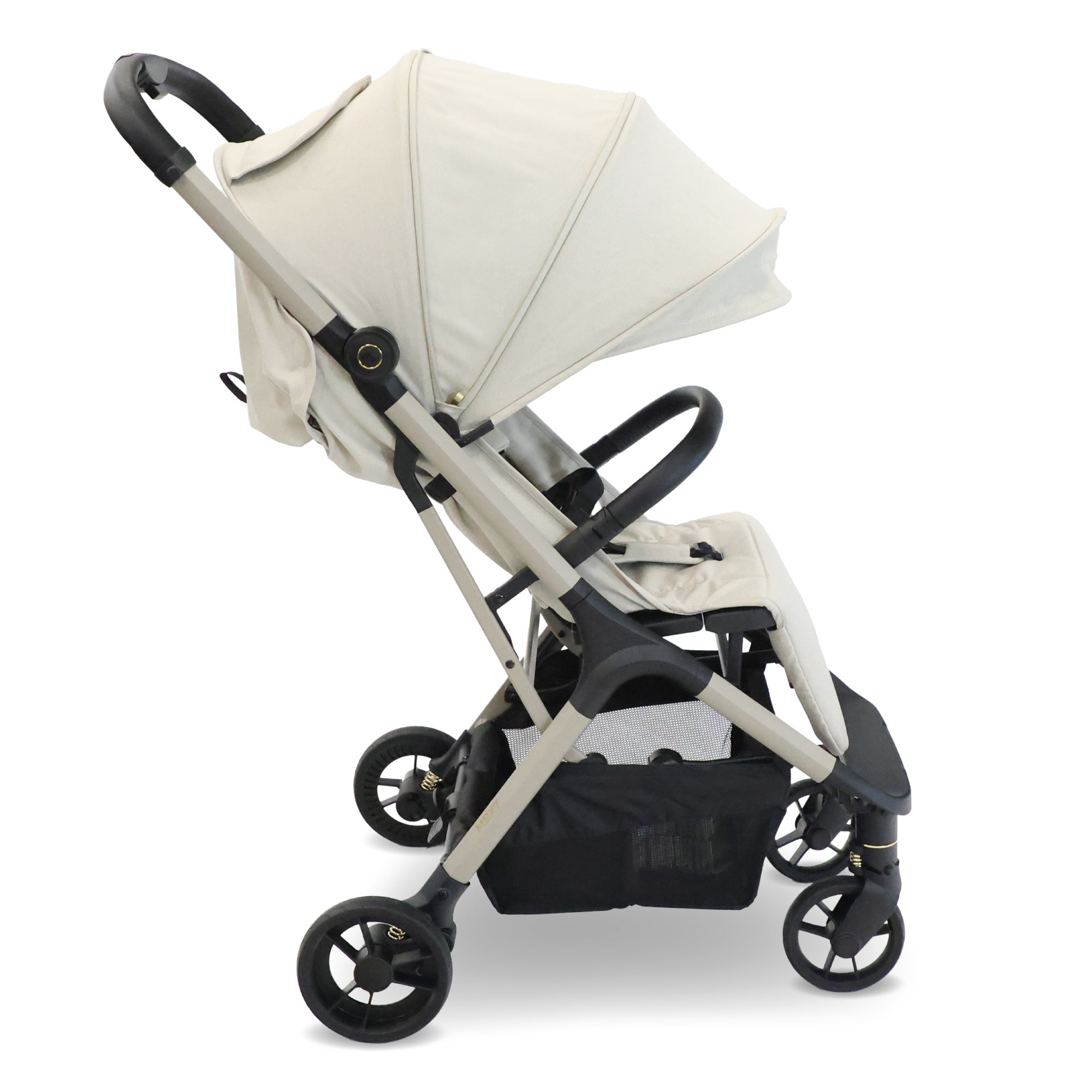 My Babiie MBX7 Plus Auto Fold Stroller - Ivory   