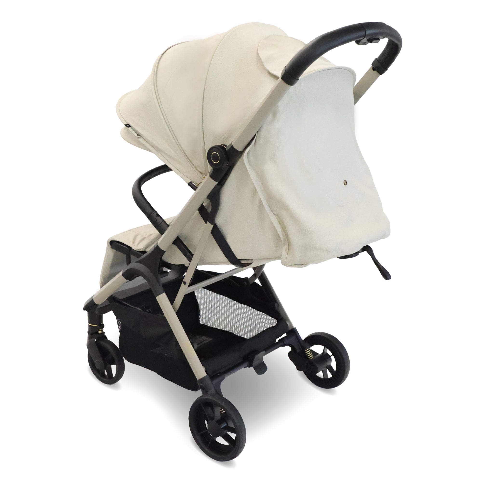 My Babiie MBX7 Plus Auto Fold Stroller - Ivory   