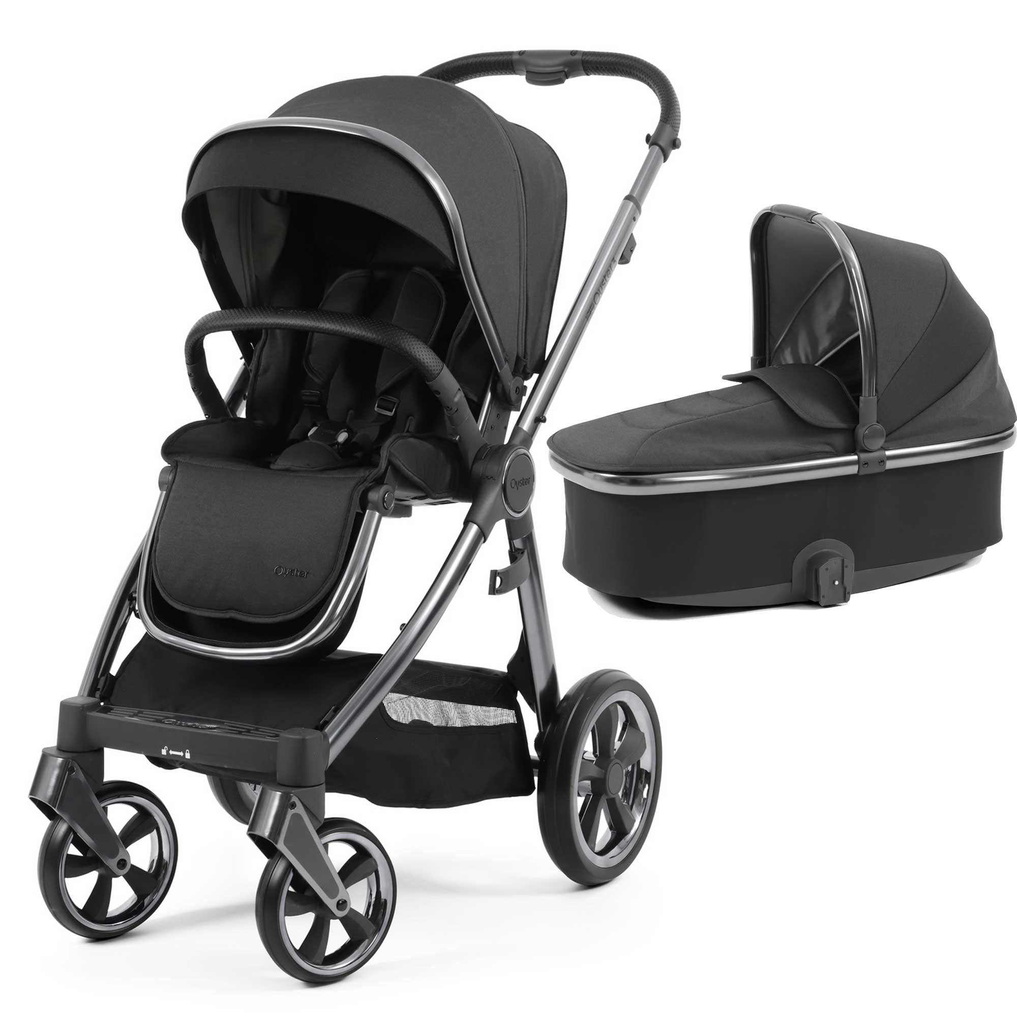 Babystyle Oyster 3 Pushchair + Carrycot - Carbonite - For Your Little One