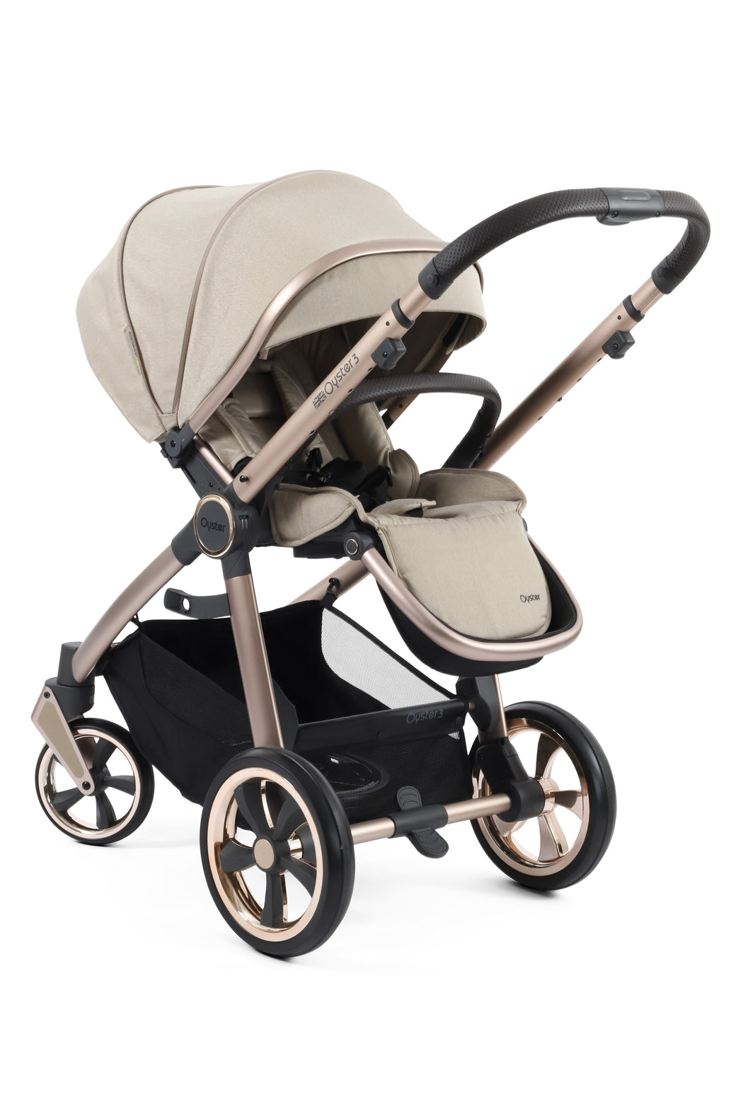 Babystyle Oyster 3 Pushchair + Carrycot - Creme Brulee - For Your Little One