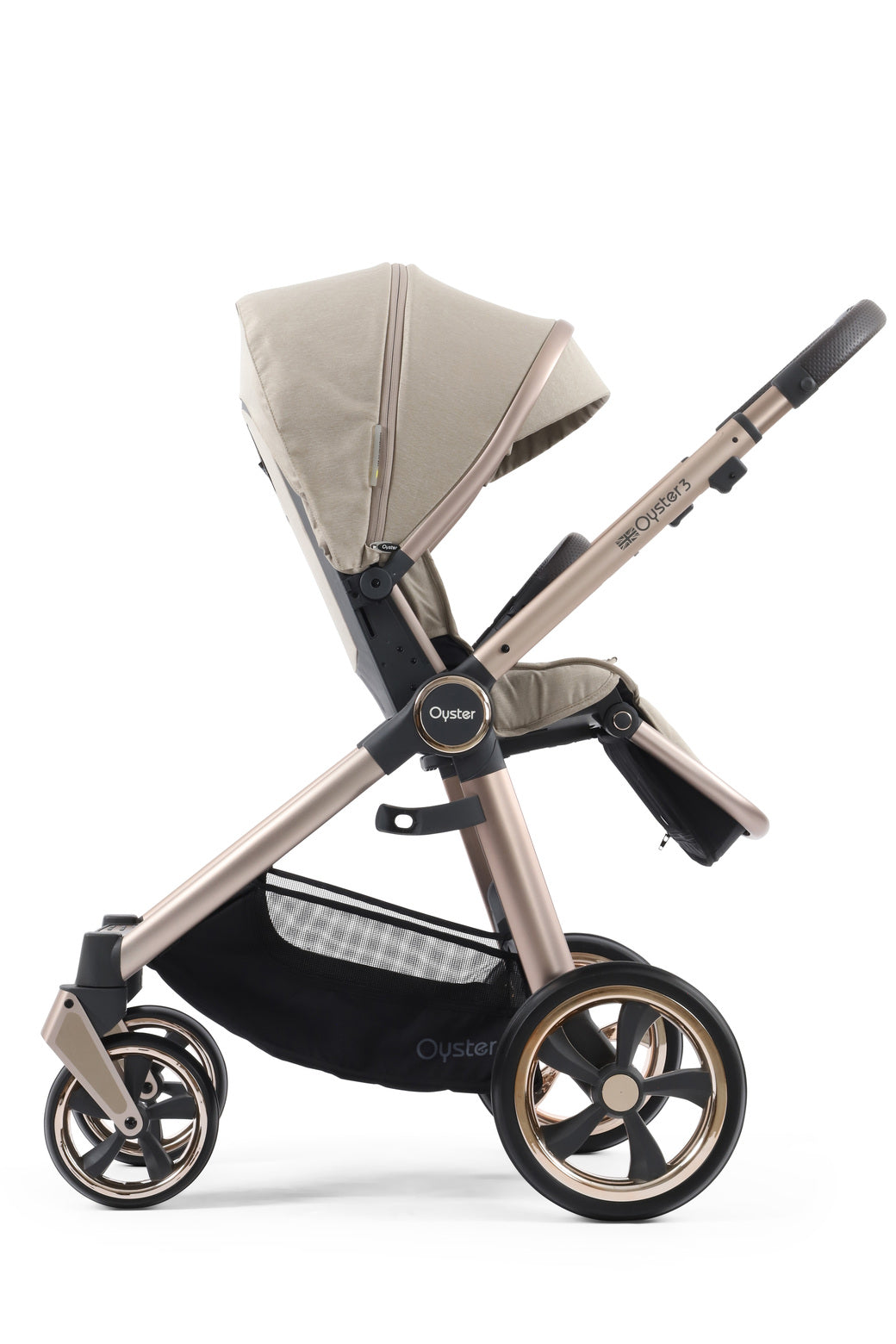 Babystyle Oyster 3 Ultimate 12 Piece Travel System Bundle - Creme Brulee -  | For Your Little One