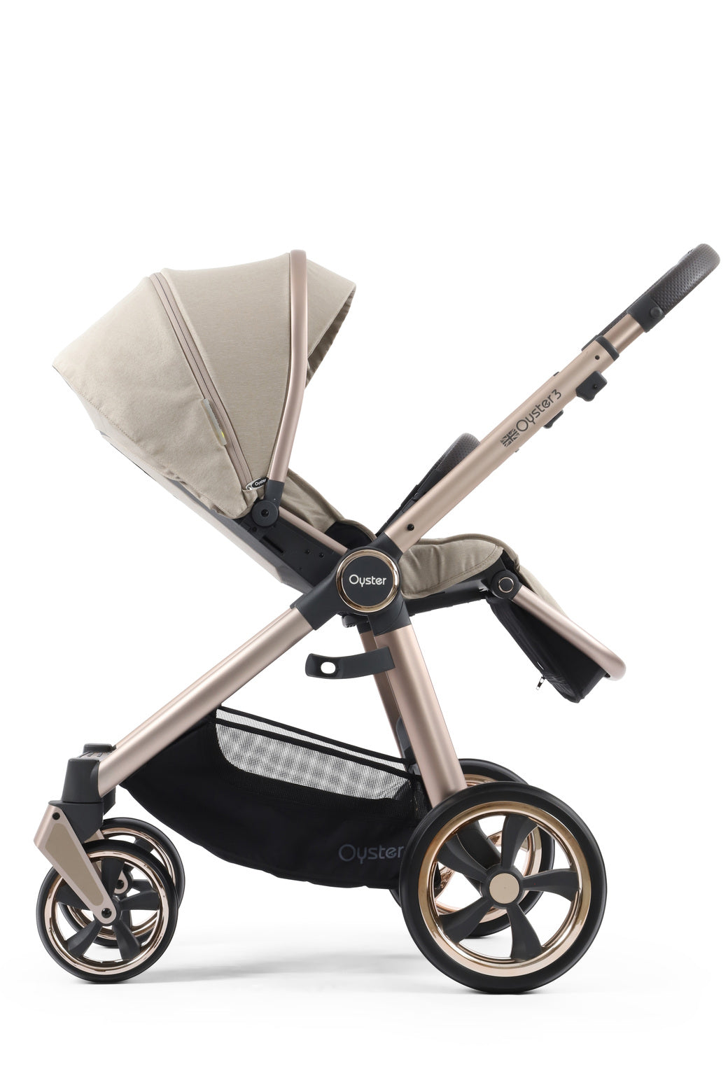 Babystyle Oyster 3 Ultimate 12 Piece Travel System Bundle - Creme Brulee -  | For Your Little One