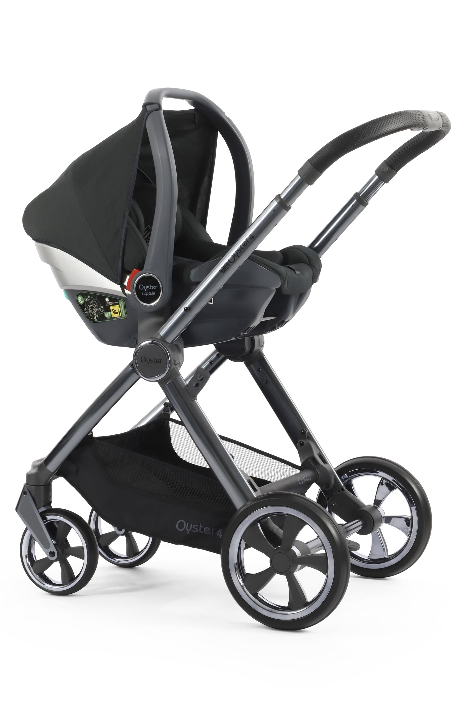 Babystyle Oyster 4 Ultimate 12 Piece Travel System Bundle - Black Olive