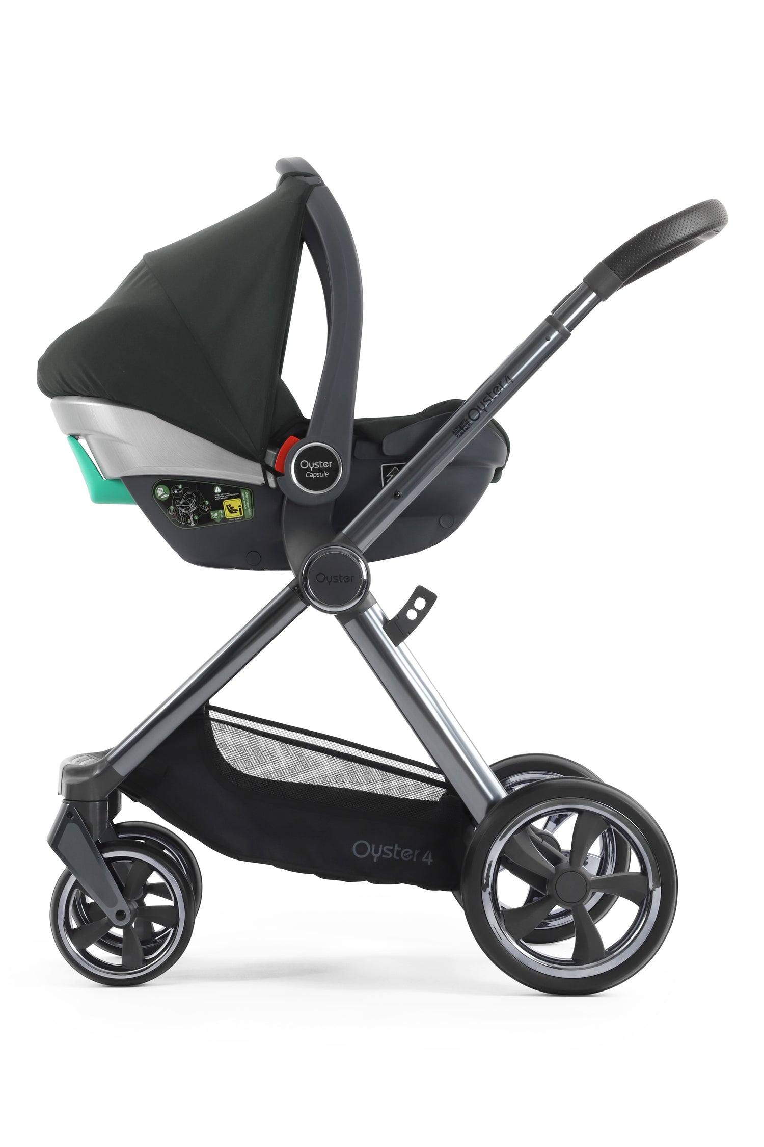 Babystyle Oyster 4 Ultimate 12 Piece Travel System Bundle - Black Olive