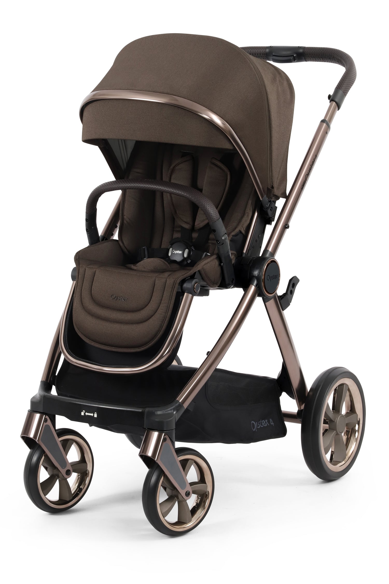 Babystyle Oyster 4 Luxury 7 Piece Travel System Bundle - Chocolate Velvet
