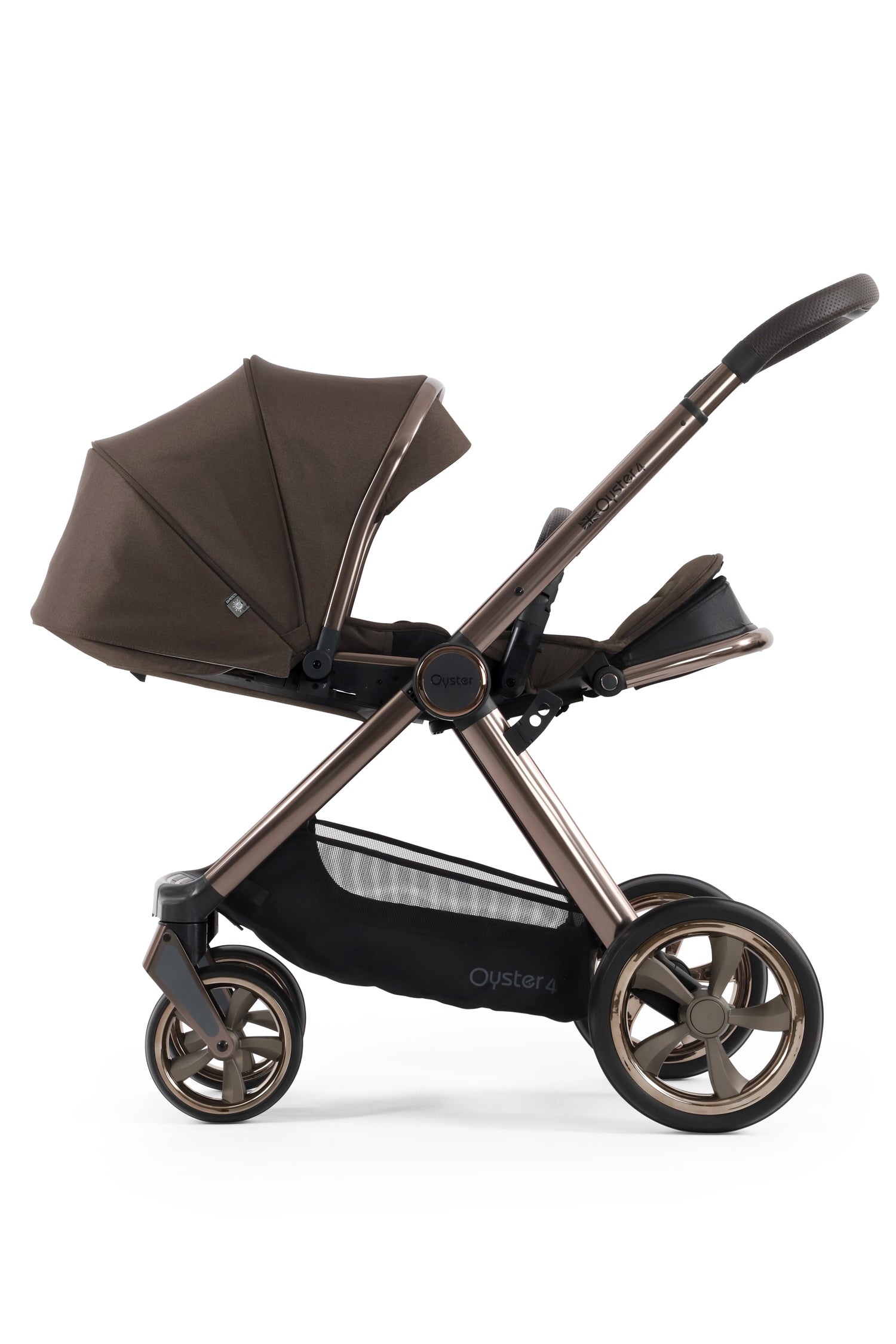 Babystyle Oyster 4 Luxury 7 Piece Travel System Bundle - Chocolate Velvet