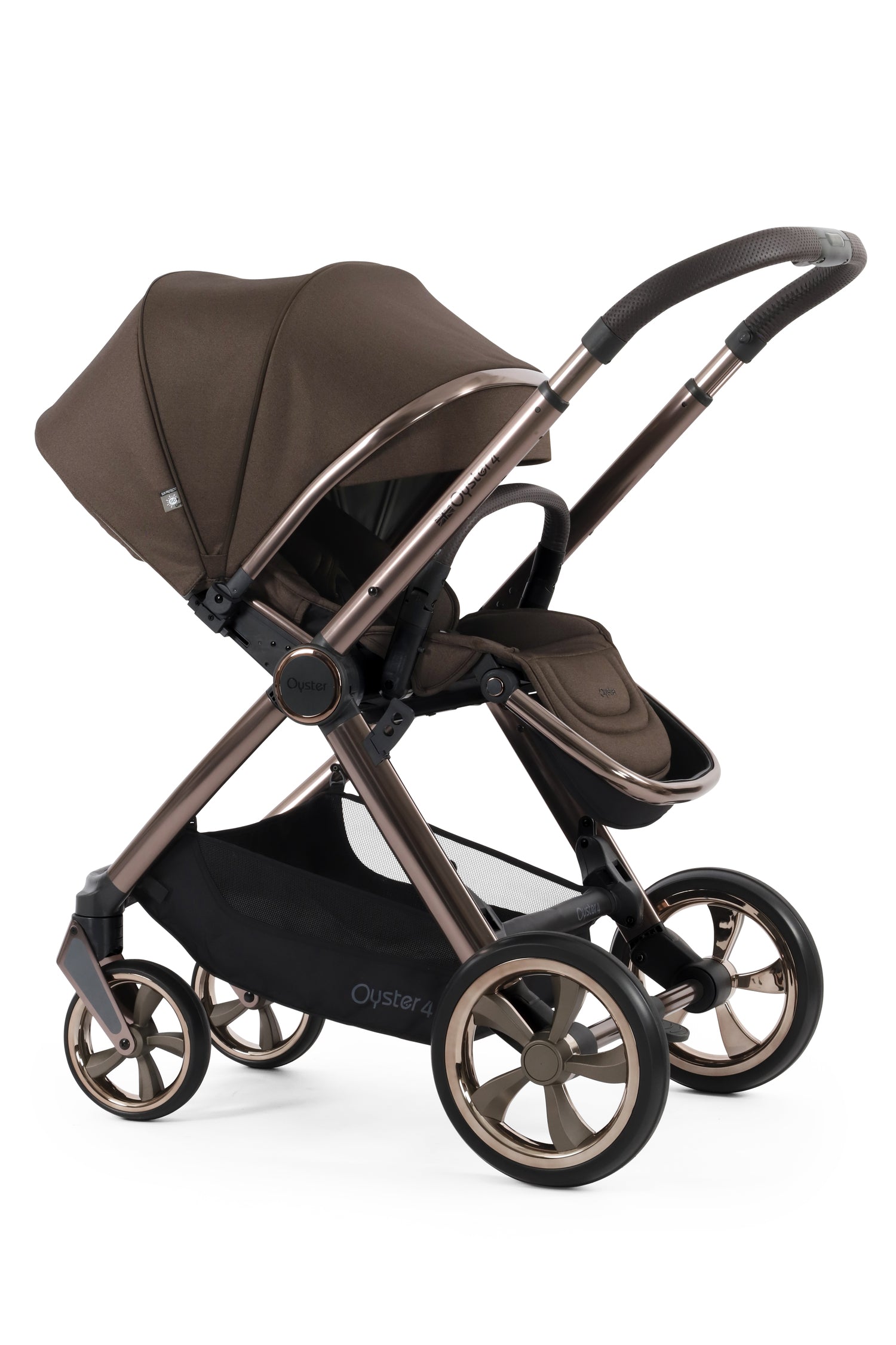 Babystyle Oyster 4 Luxury 7 Piece Travel System Bundle - Chocolate Velvet