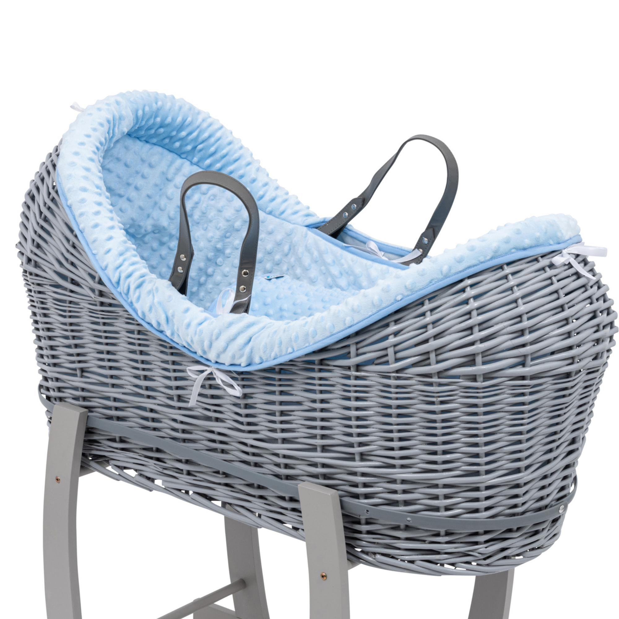 Pod Blue Dimple Moses Basket Bedding Set -  | For Your Little One