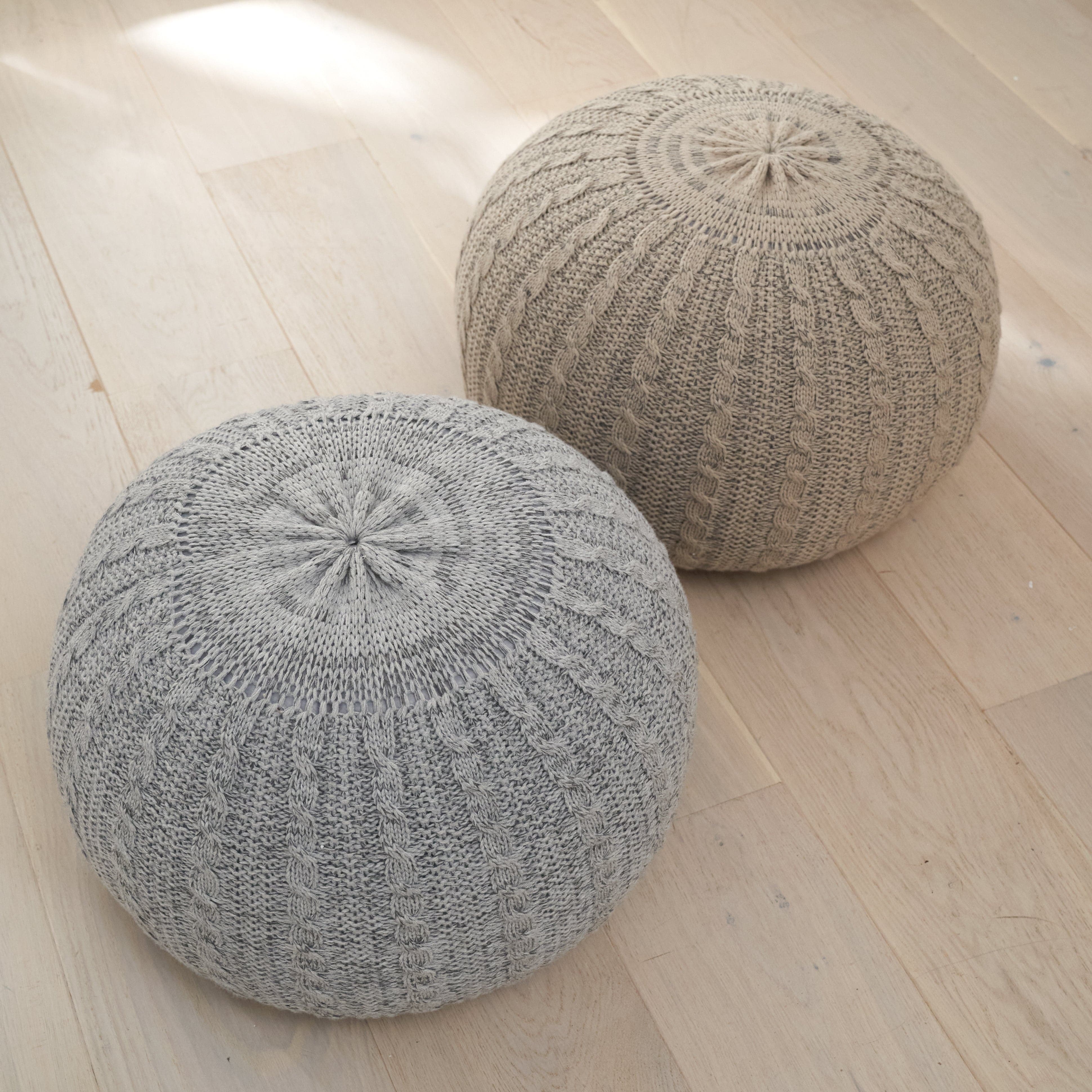 Tutti Bambini Knitted Pouffe - Pebble -  | For Your Little One