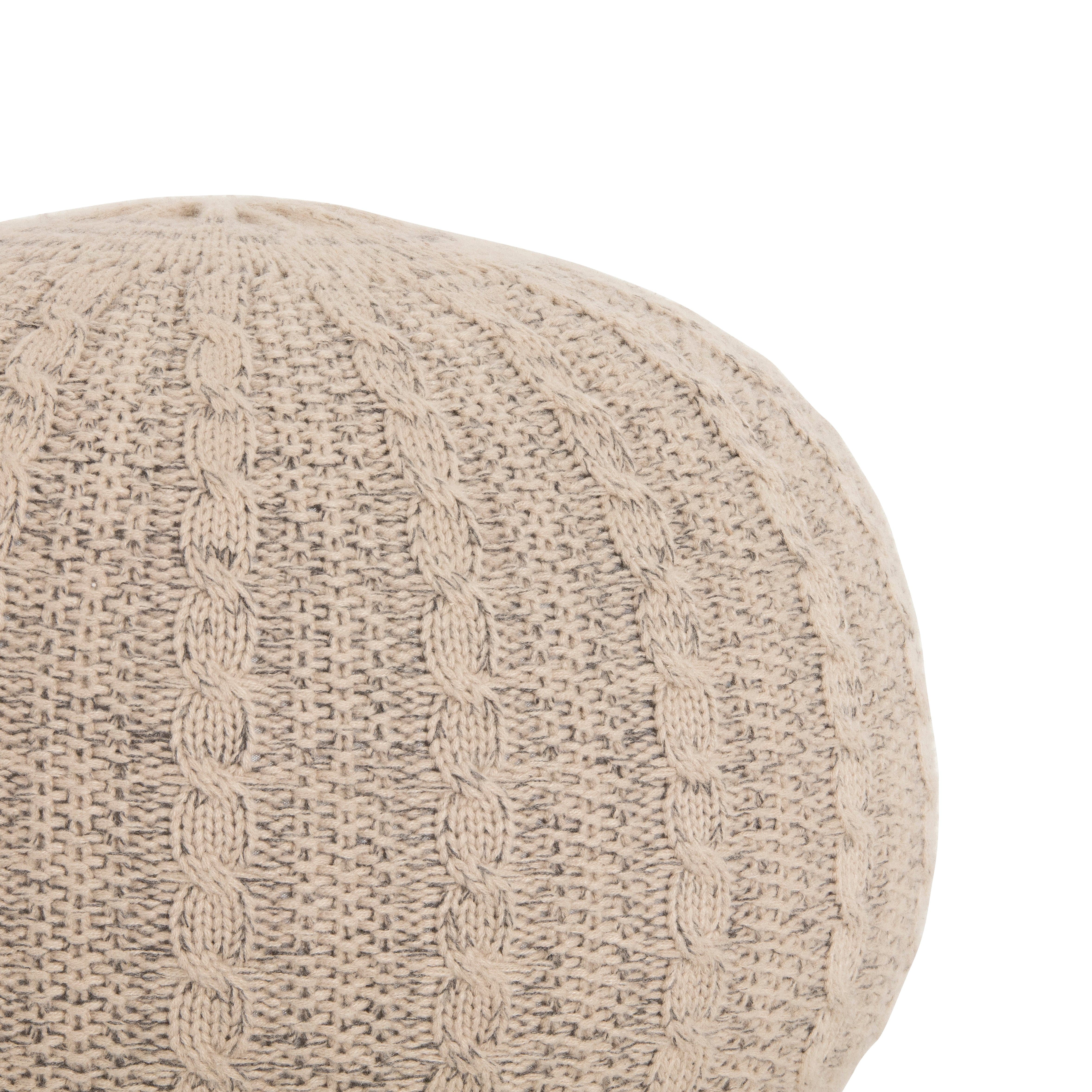Tutti Bambini Knitted Pouffe - Stone/Natural -  | For Your Little One