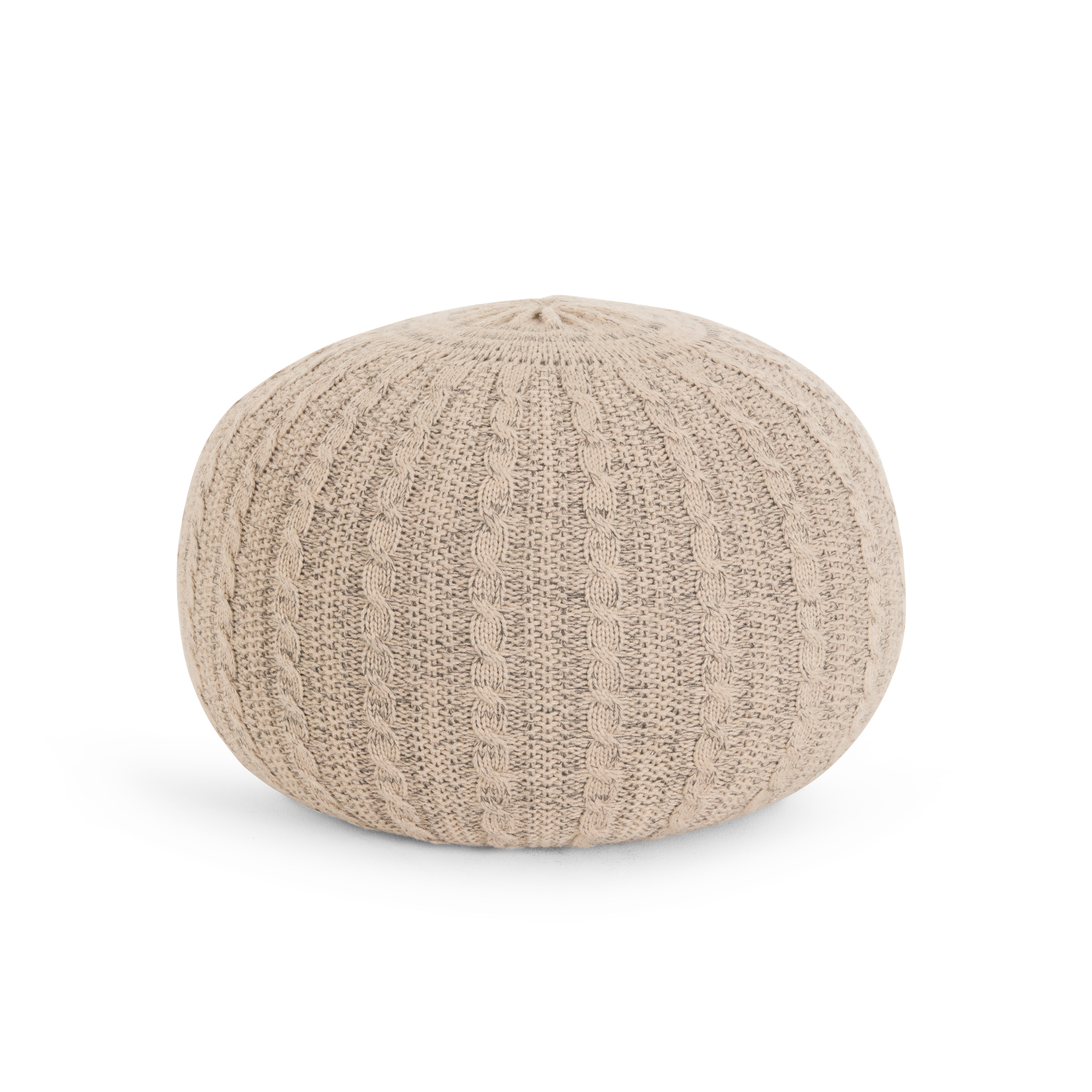 Tutti Bambini Knitted Pouffe - Stone/Natural - For Your Little One