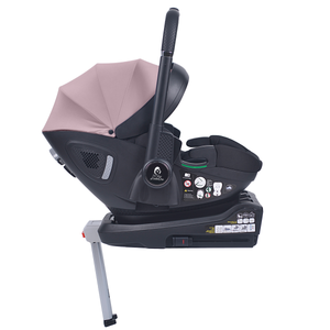 For Your Little One Qubi Infant Car Seat & Stroller & Base - Pastel Pink