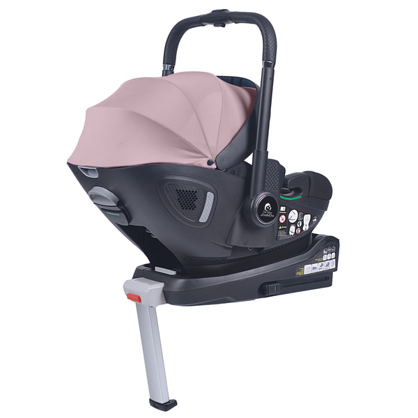 For Your Little One Qubi Infant Car Seat & Stroller & Base - Pastel Pink