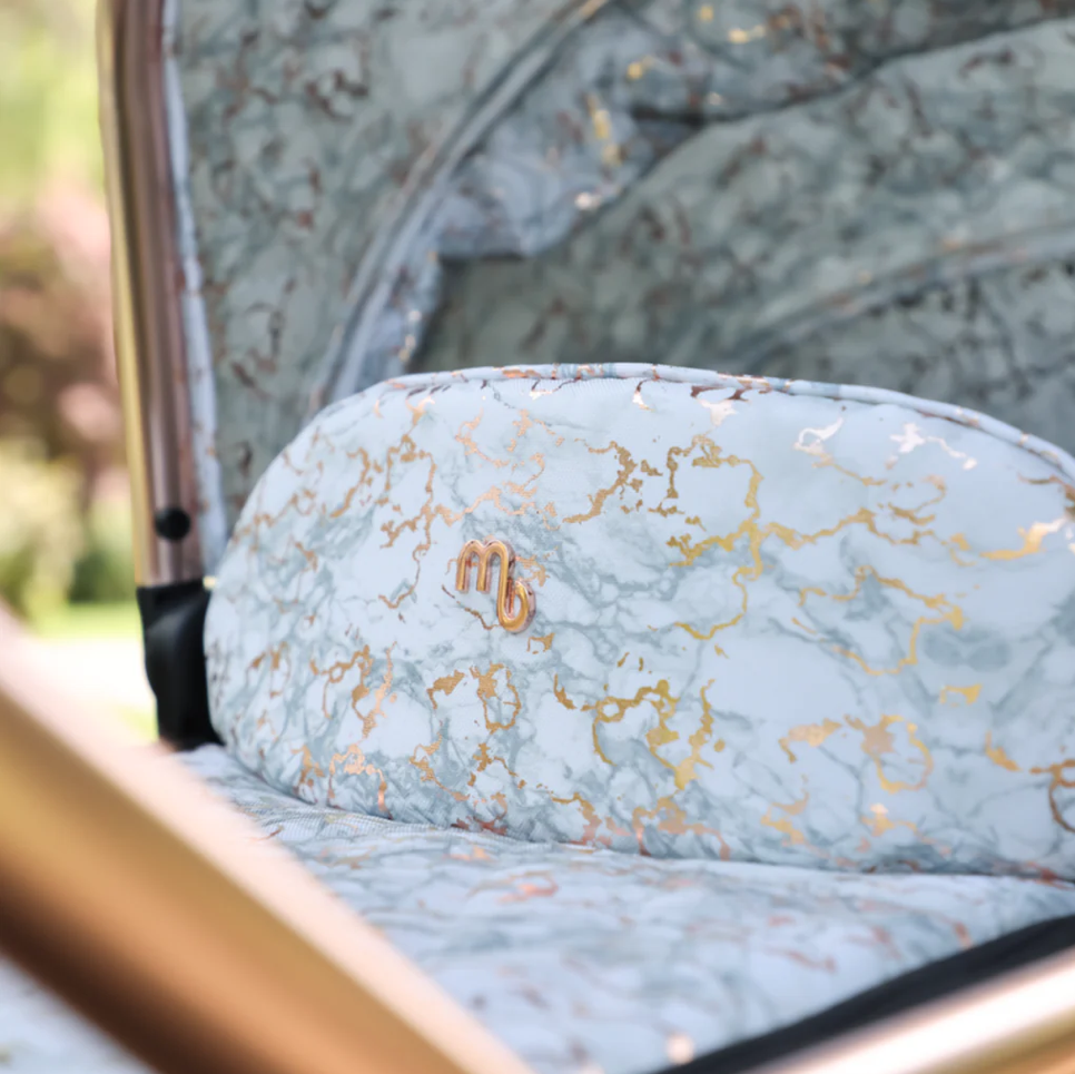 My Babiie MB500 2-in-1 Pushchair And Bassinet - Rose Gold Marble   