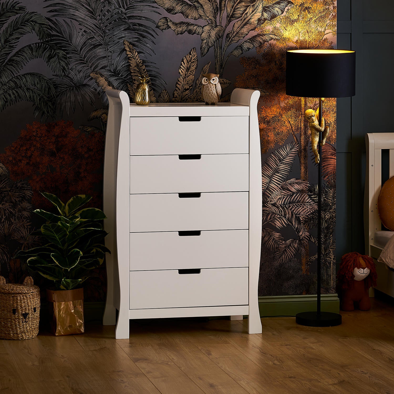 Obaby Stamford Tall Chest of Drawers - White -  | For Your Little One