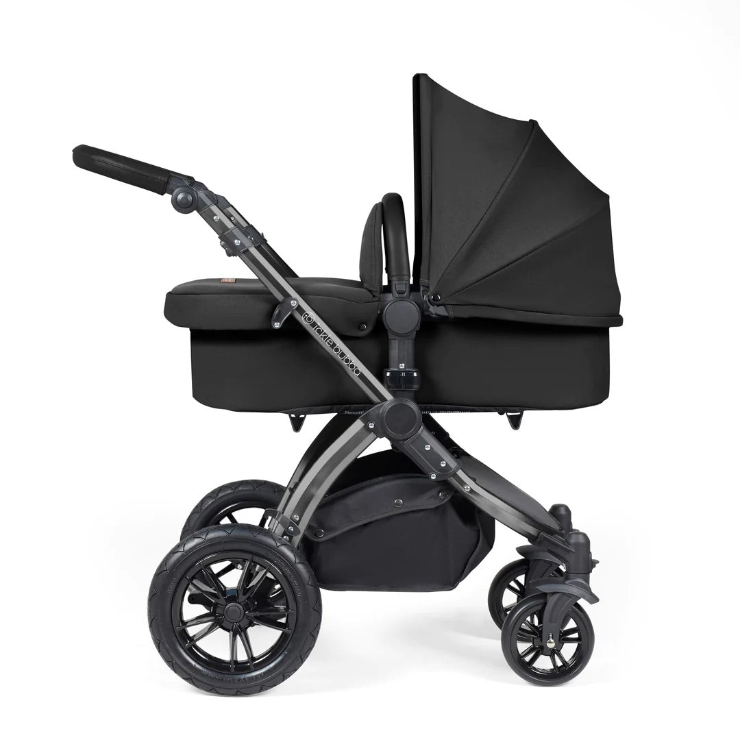 **Stock Clearance** Ickle Bubba Stomp Luxe 2 in 1 Pushchair - Black / Midnight / Black