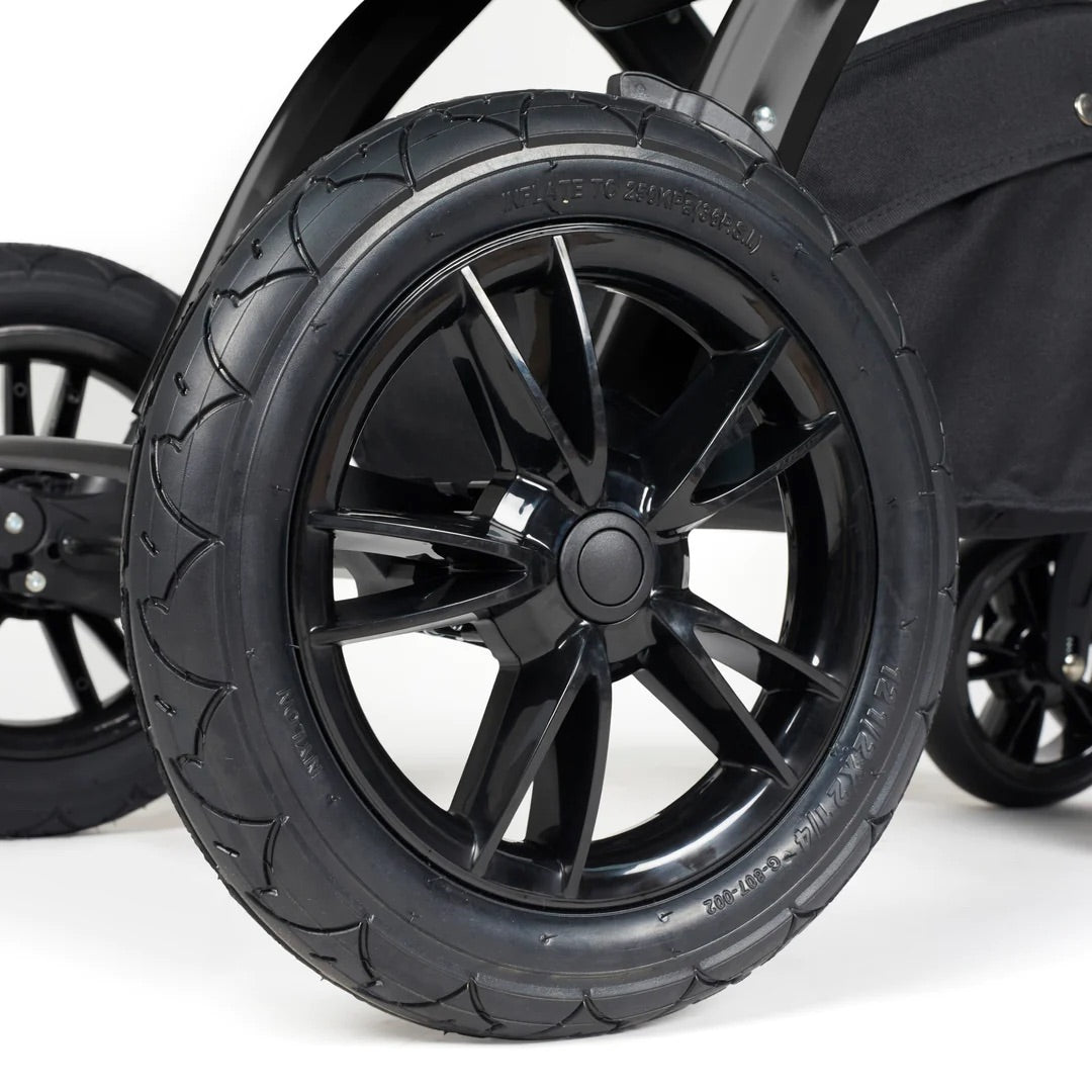 **Stock Clearance** Ickle Bubba Stomp Luxe 2 in 1 Pushchair - Black / Midnight / Black