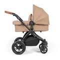 Ickle Bubba Stomp Luxe 2 in 1 Pushchair - Black / Desert / Tan   