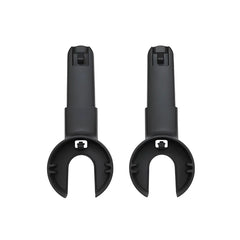 Bugaboo Fox stand adapters, pair of black plastic mounting pieces