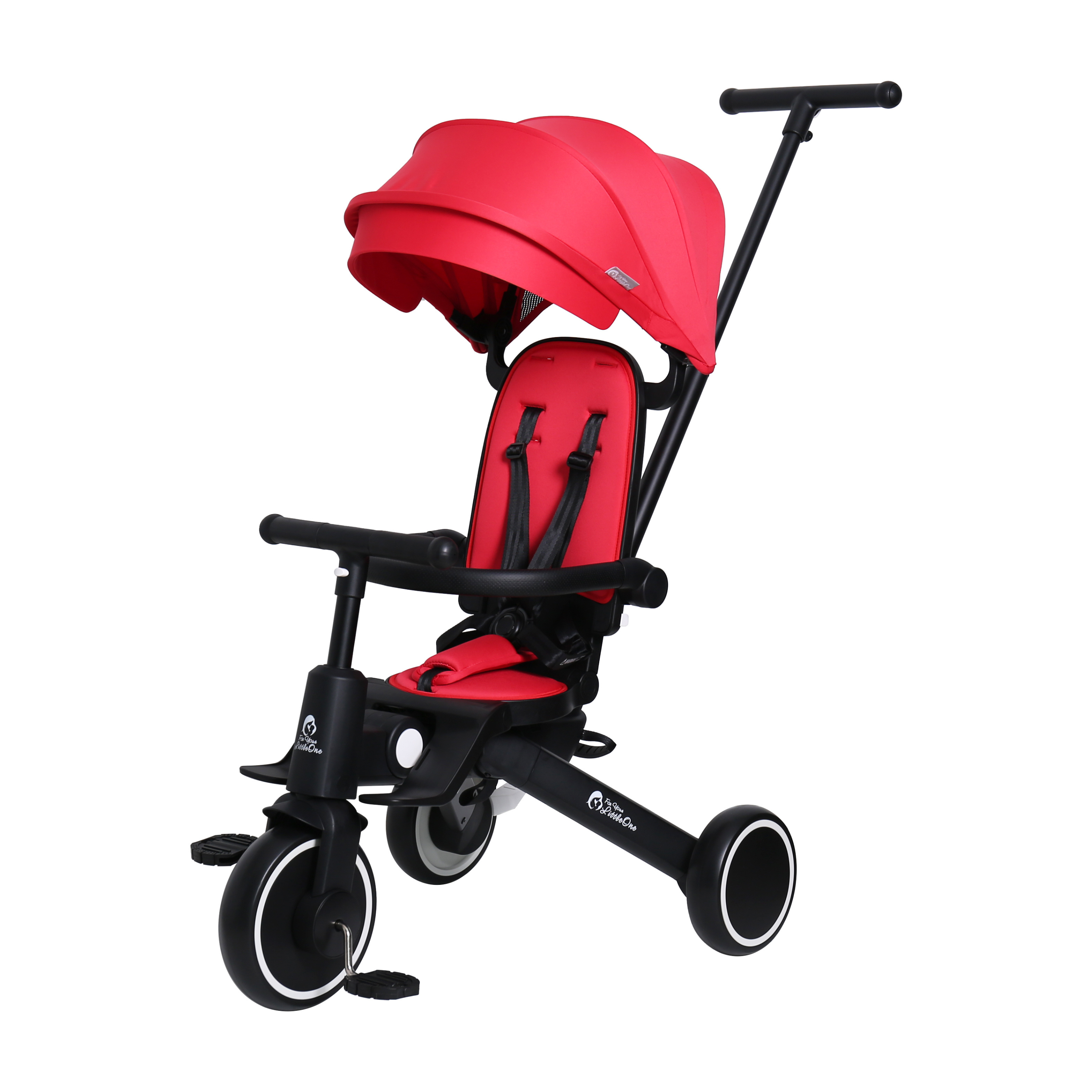 Foryourlittleone Xplor Ultimate Foldable Trike - Fire Red (2025)