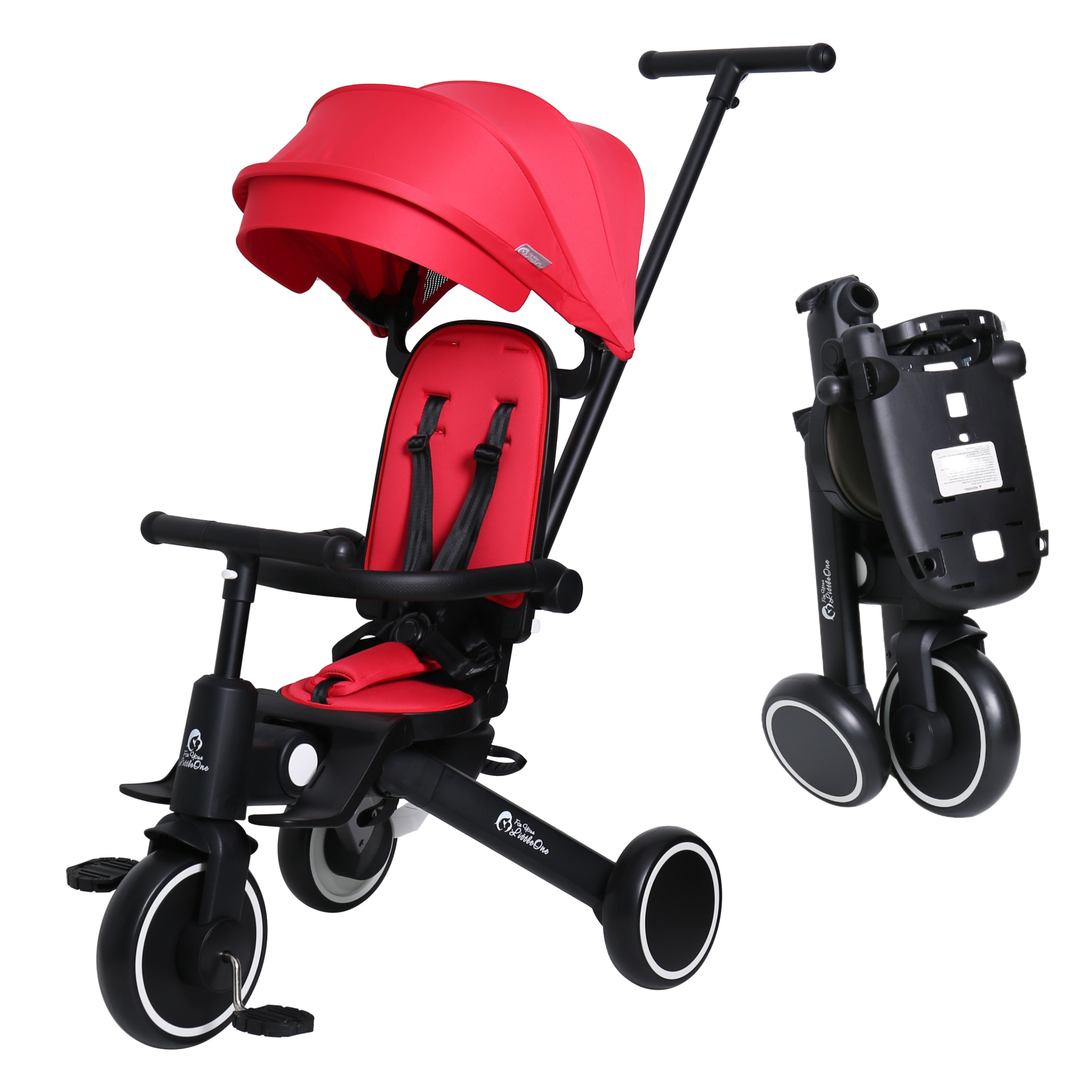 Foryourlittleone Xplor Foldable Trike - Fire Red (2025)