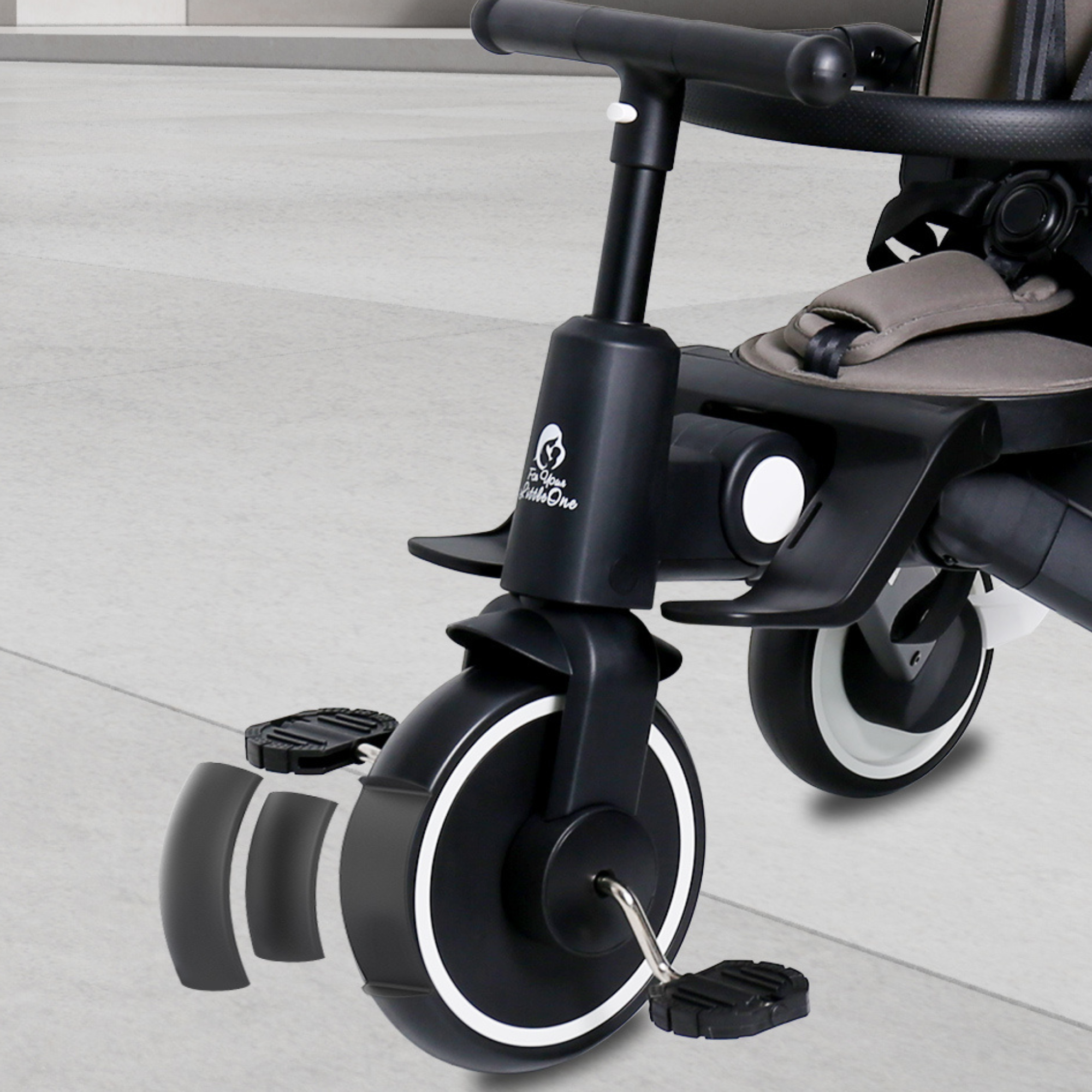 Foryourlittleone Xplor Foldable Trike - Jet Black