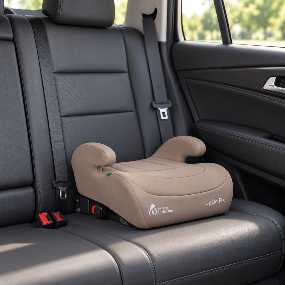 For Your Little One UpGo ISOFIX Booster Seat - Latte Beige (6-12 Years)