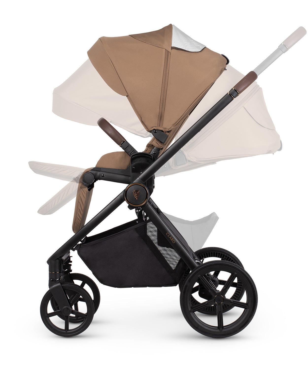 Venicci Claro 3 In 1 Travel System - Caramel   