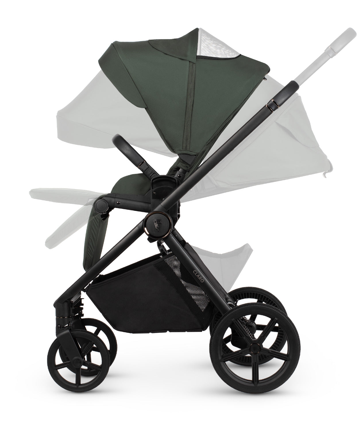 Venicci Claro 3 In 1 Travel System + Base - Forest   