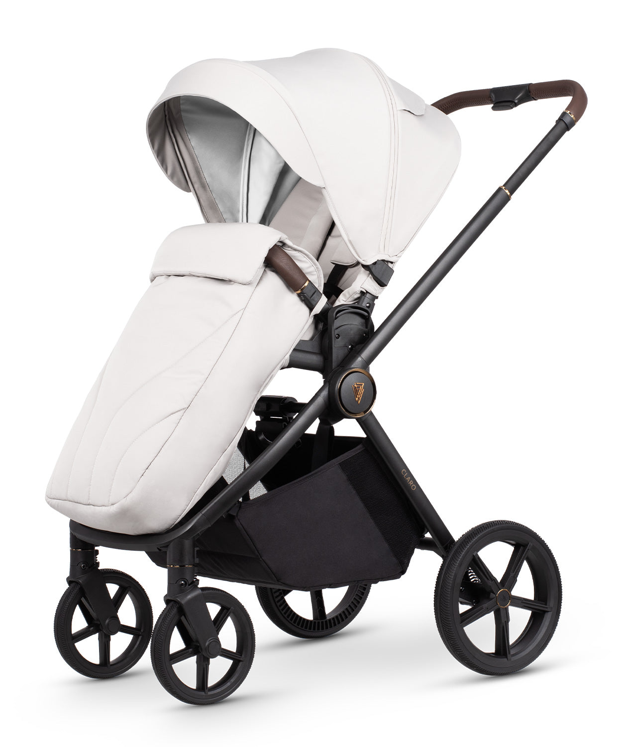 Venicci Claro 3 In 1 Travel System + Base - Vanilla   