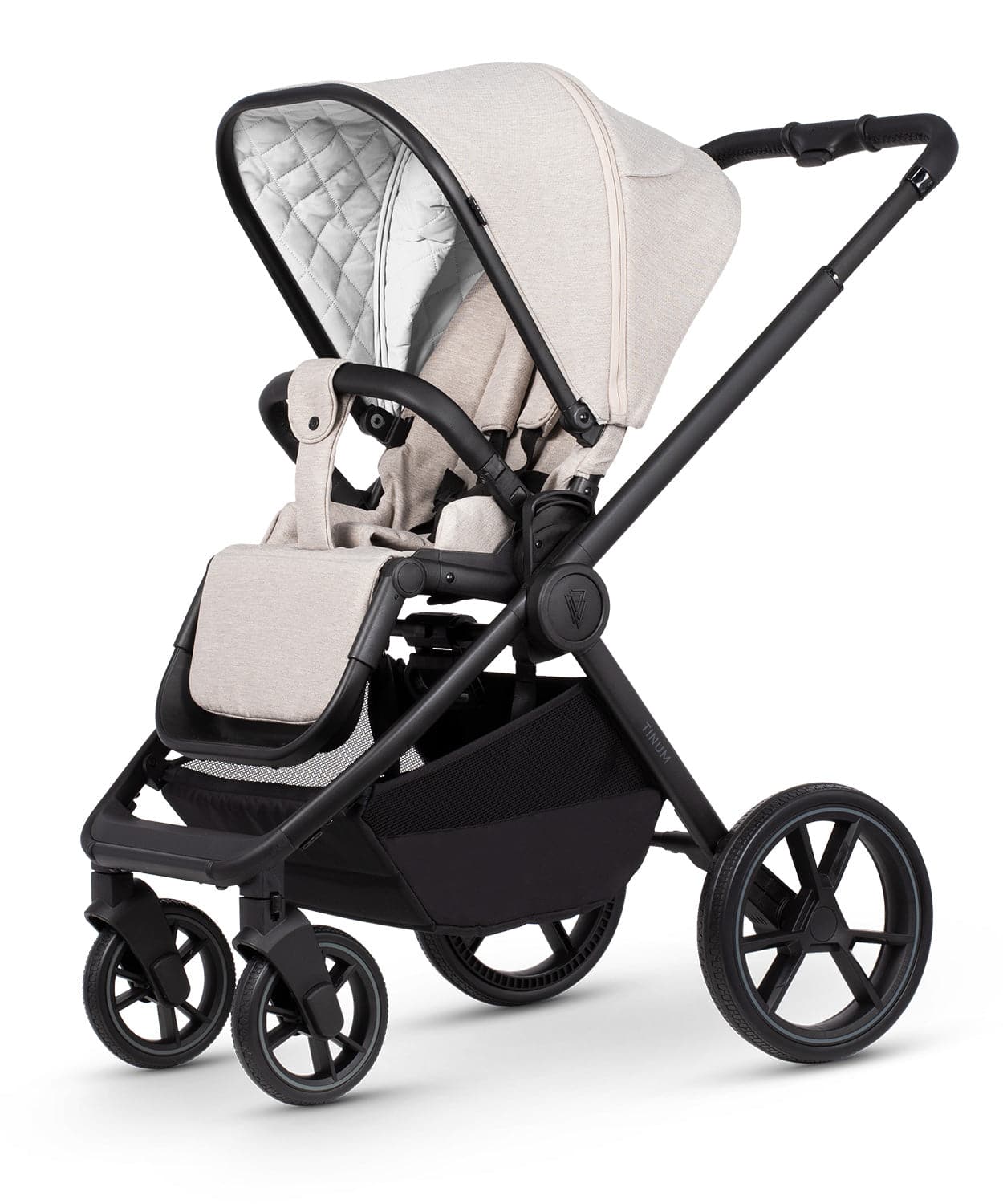 Venicci Tinum Edge 3 In 1 + Base Bundle Travel System - Dust - For Your Little One