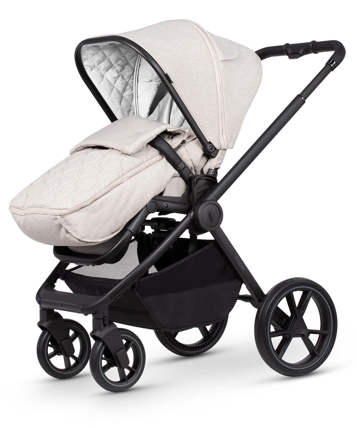 Venicci Tinum Edge 3 In 1 + Base Bundle Travel System - Dust - For Your Little One