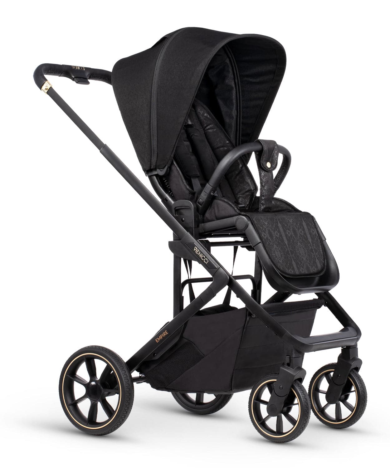 Venicci Empire - Deluxe City Travel System Bundle - Ultra Black - For Your Little One