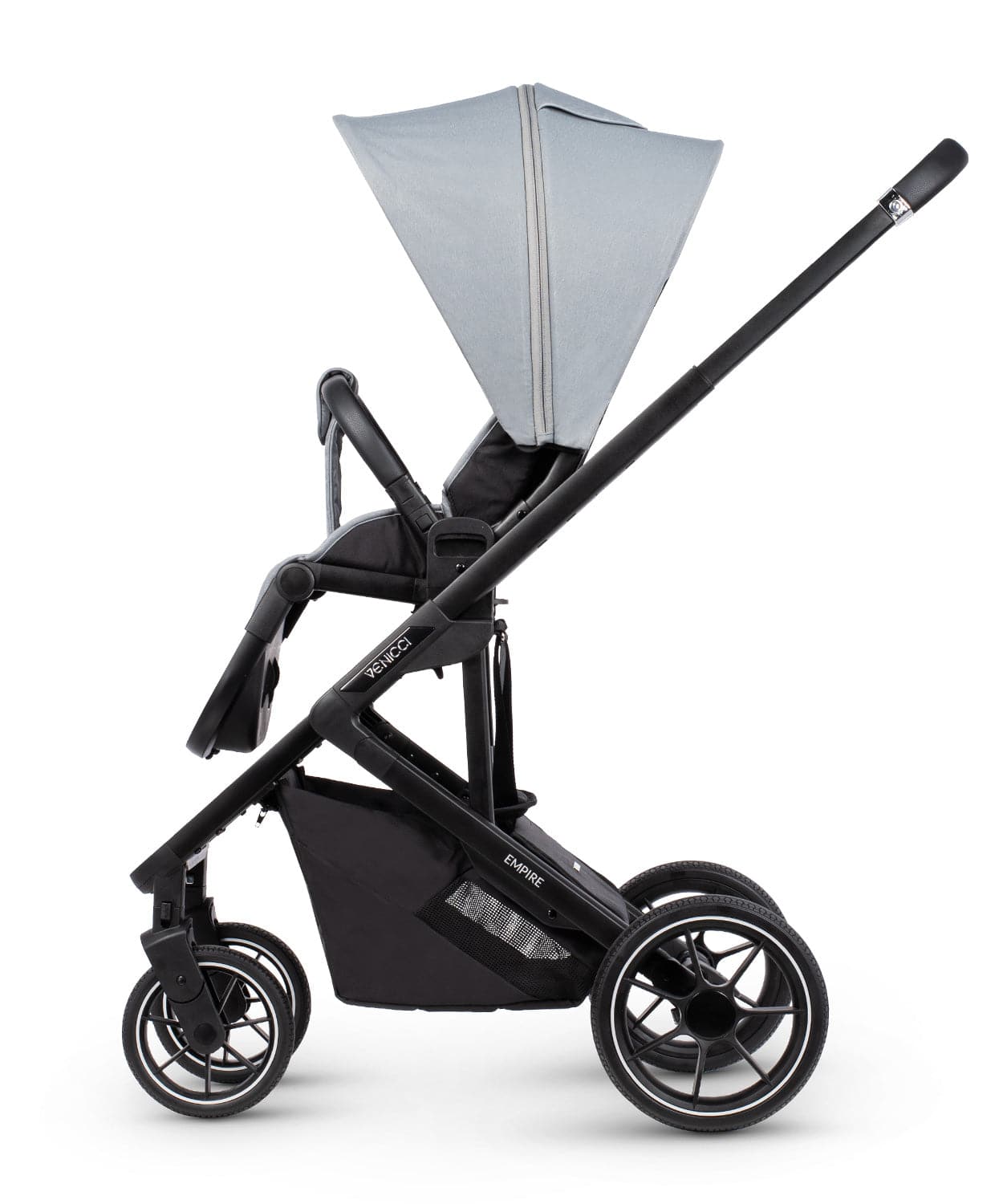 Venicci Empire Travel System 3in1 Plus Base Pushchair Bundle - Urban Grey