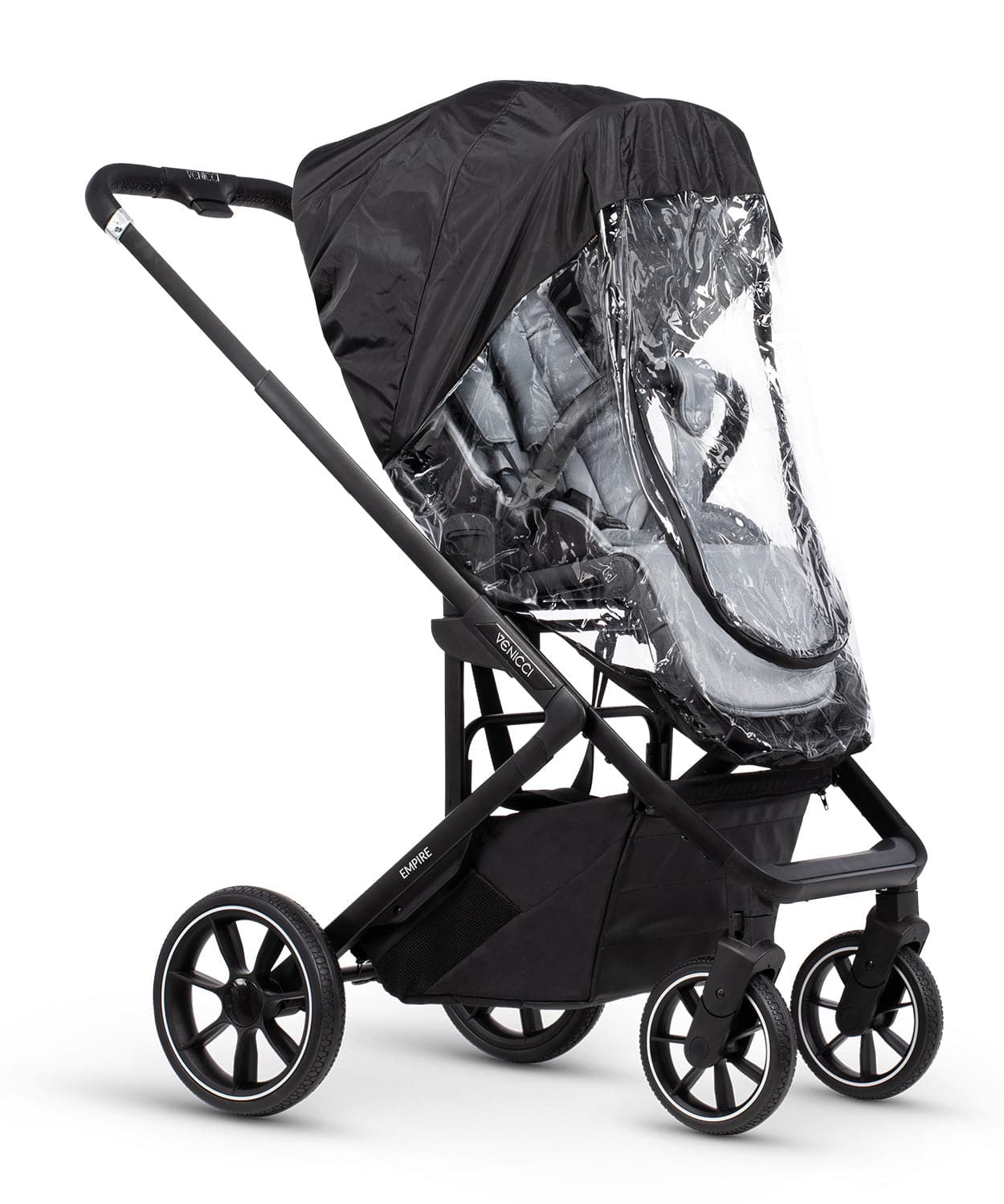 Venicci Empire Travel System 3in1 Plus Base Pushchair Bundle - Urban Grey